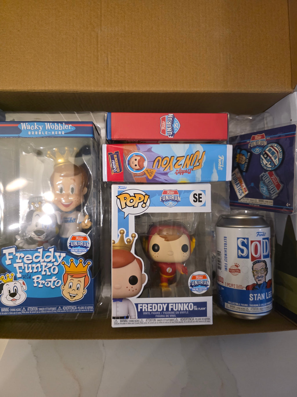 Funko Fun on the Run 2025 complete Box. Chase item - Frog Vault Collectables
