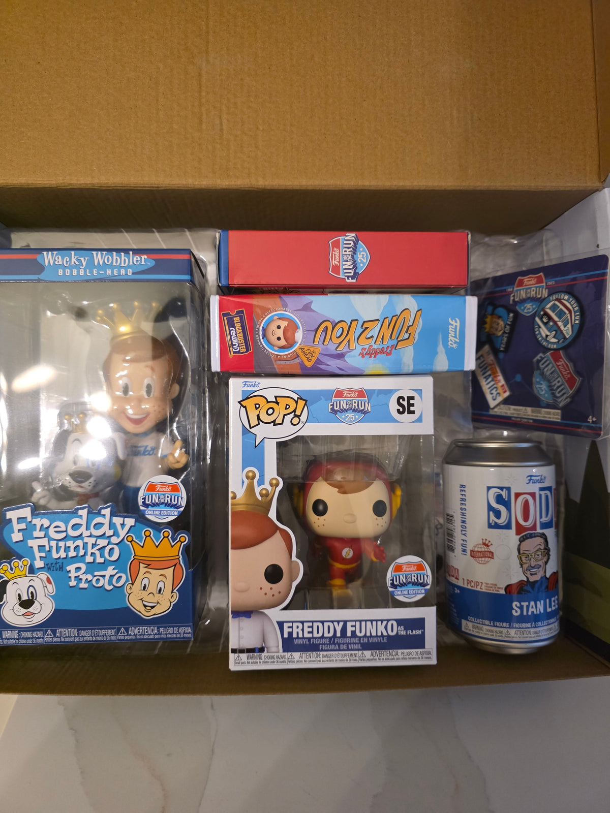 Funko Fun on the Run 2025 complete Box. Chase item - Frog Vault Collectables