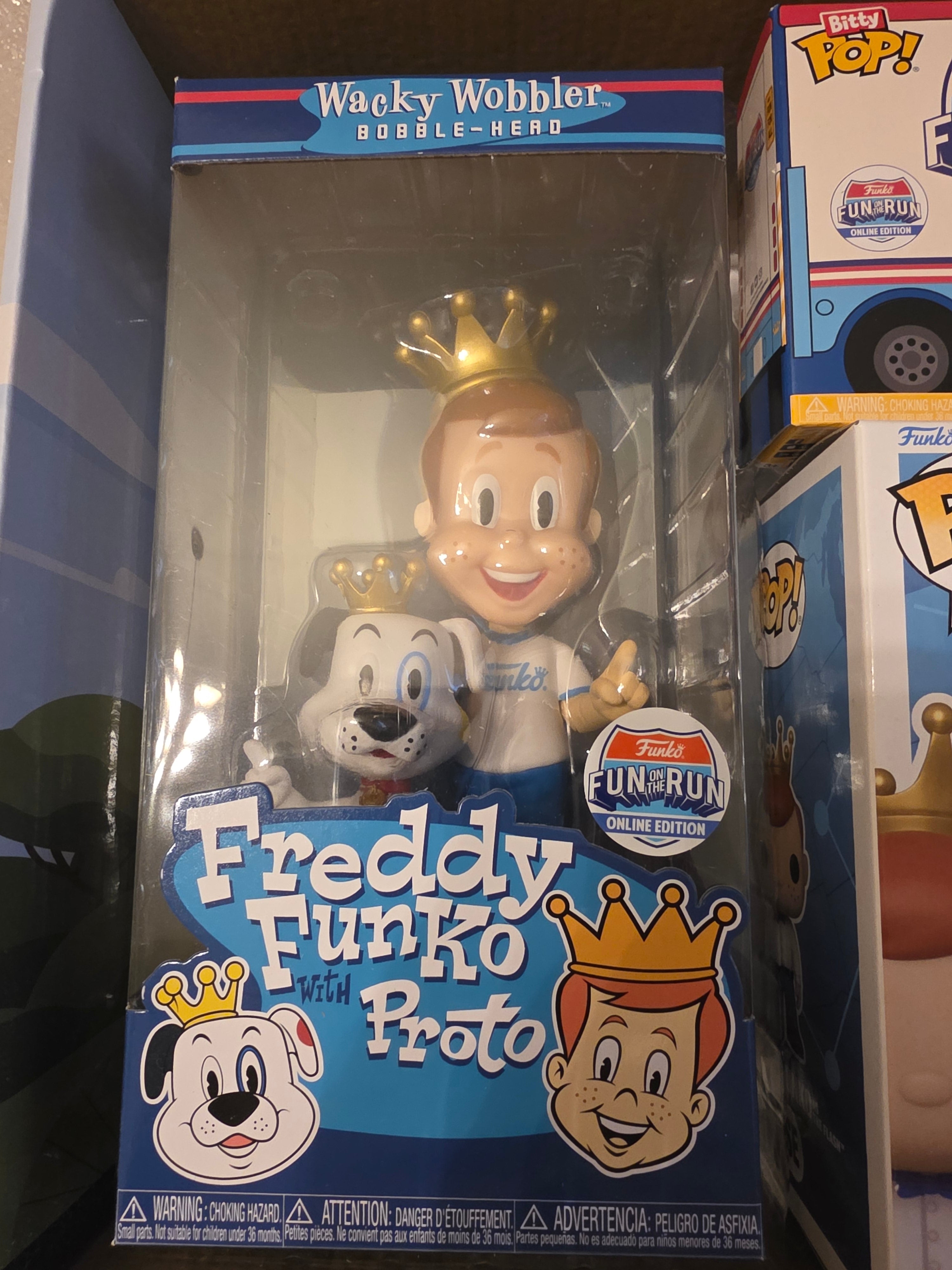 Funko Fun on the Run 2025 complete Box. Chase item - Frog Vault Collectables