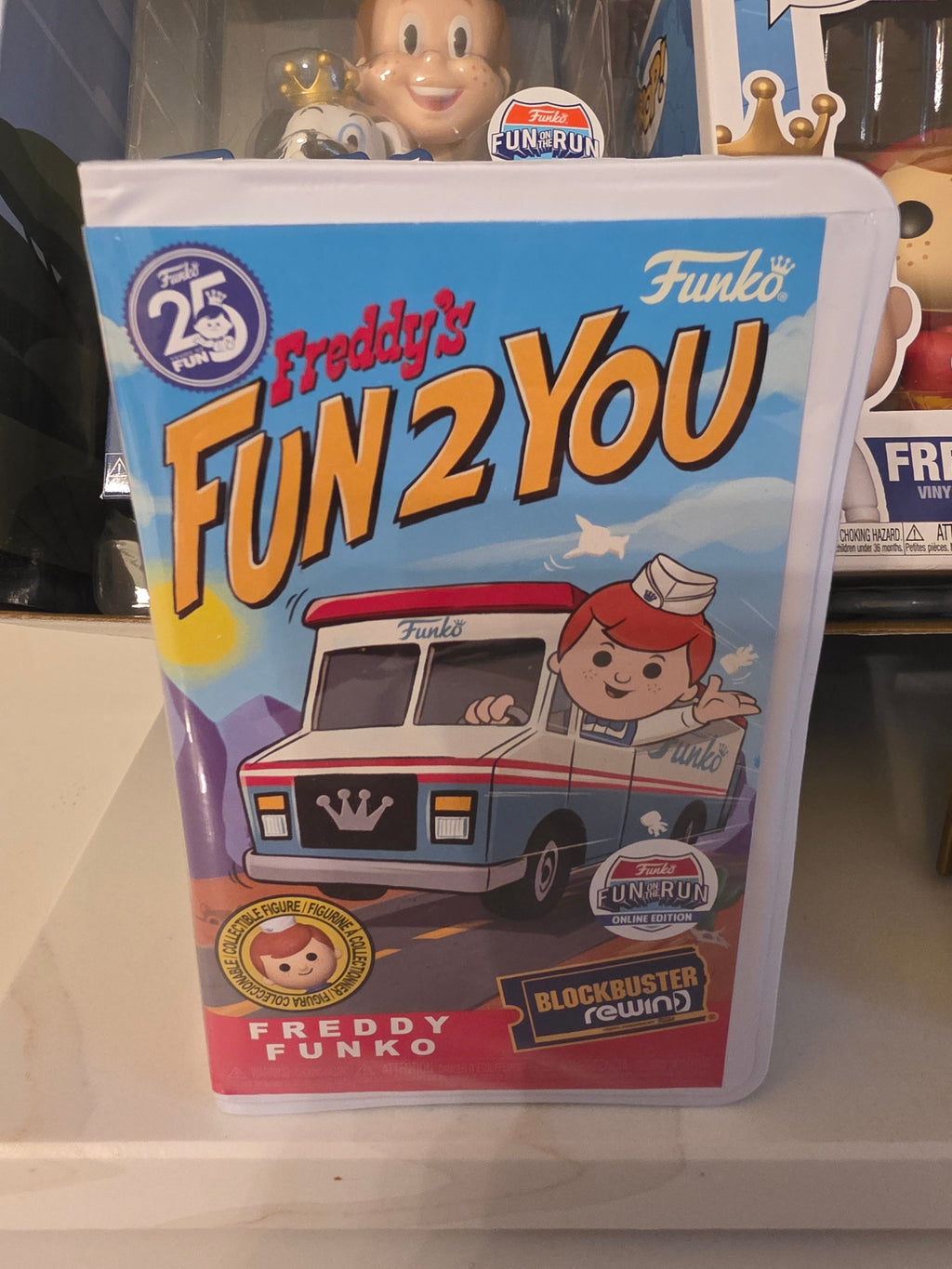 Funko Fun on the Run 2025 complete Box. Chase item - Frog Vault Collectables