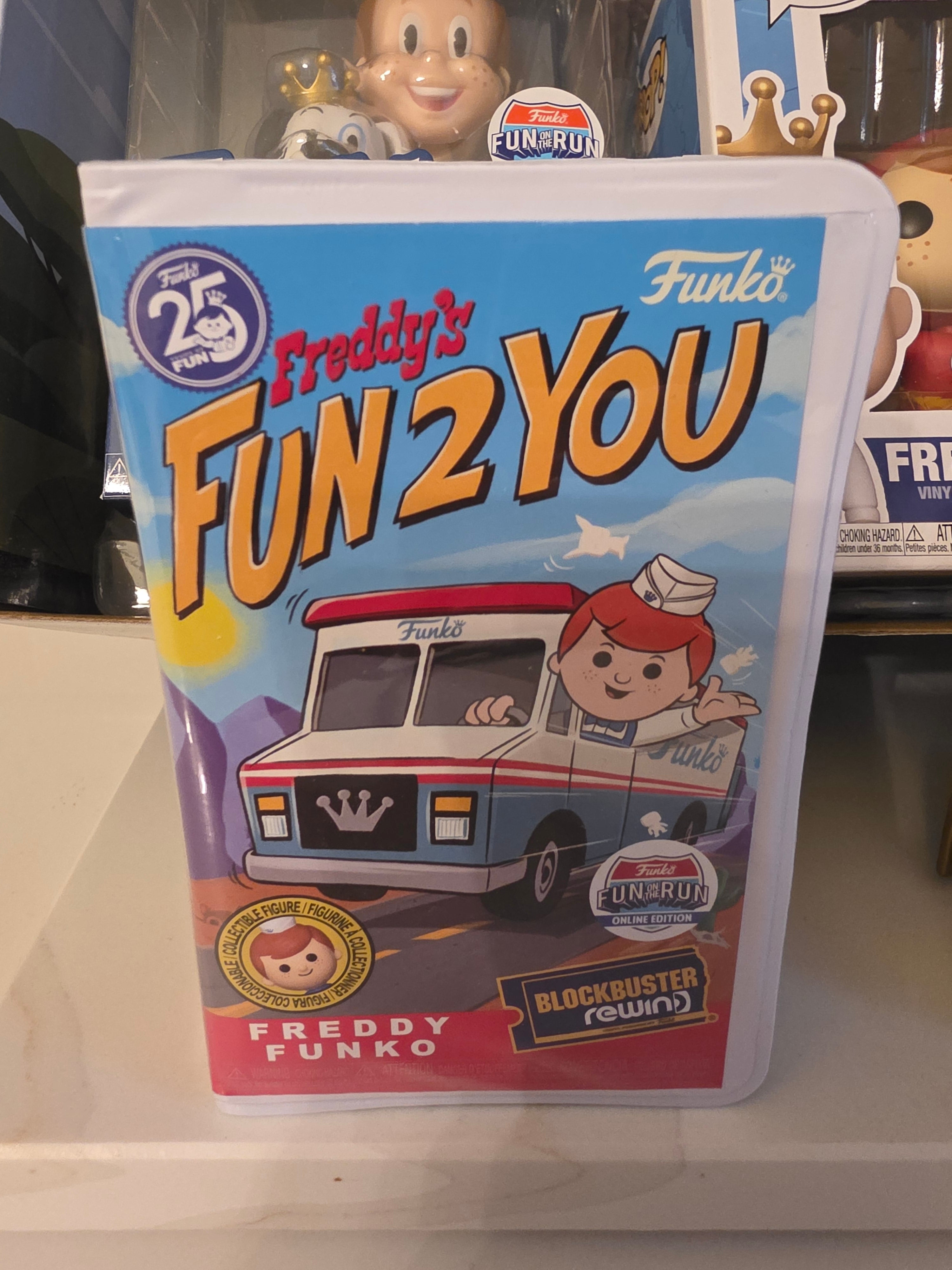 Funko Fun on the Run 2025 complete Box. Chase item - Frog Vault Collectables