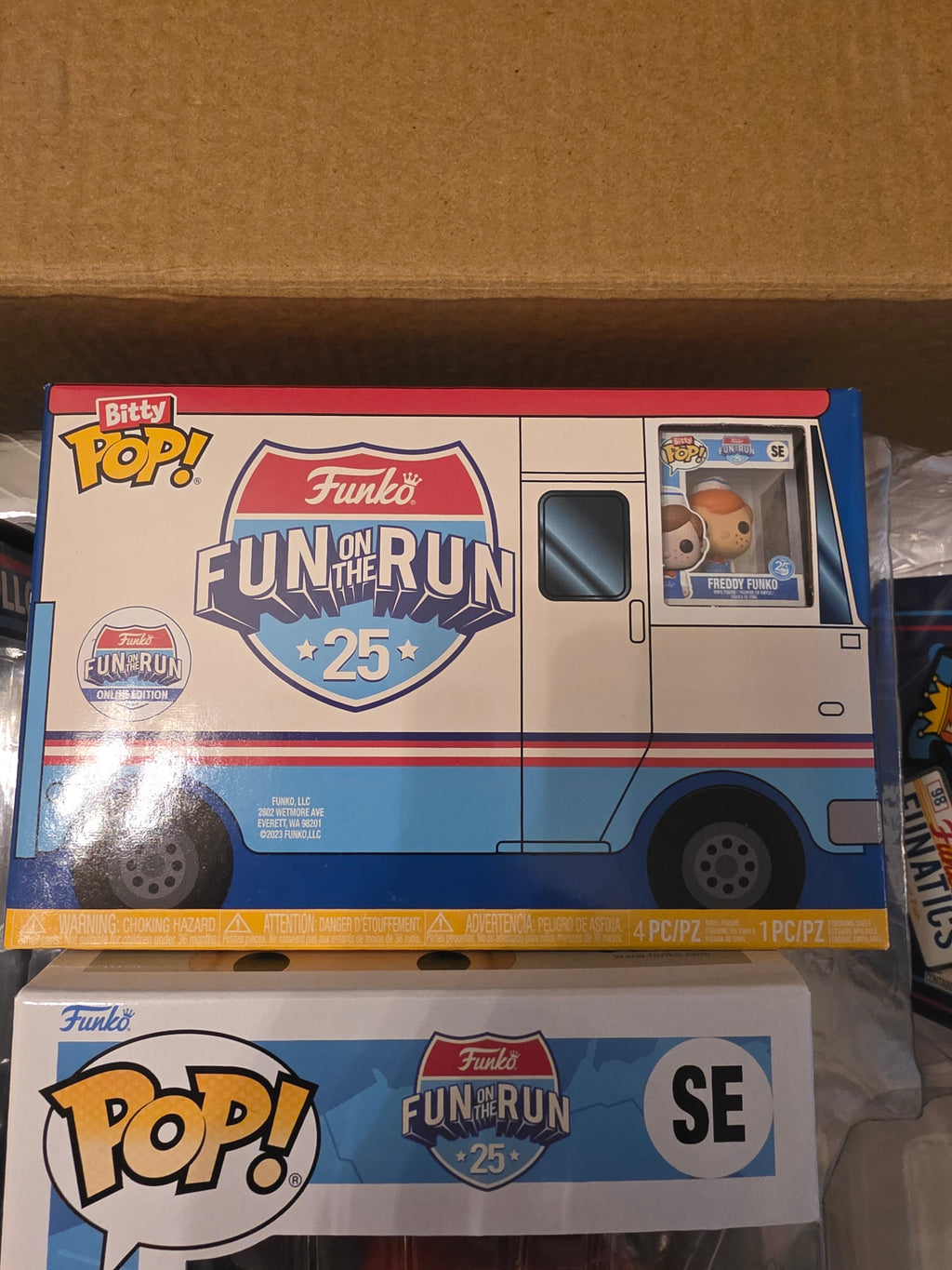 Funko Fun on the Run 2025 complete Box. Chase item - Frog Vault Collectables