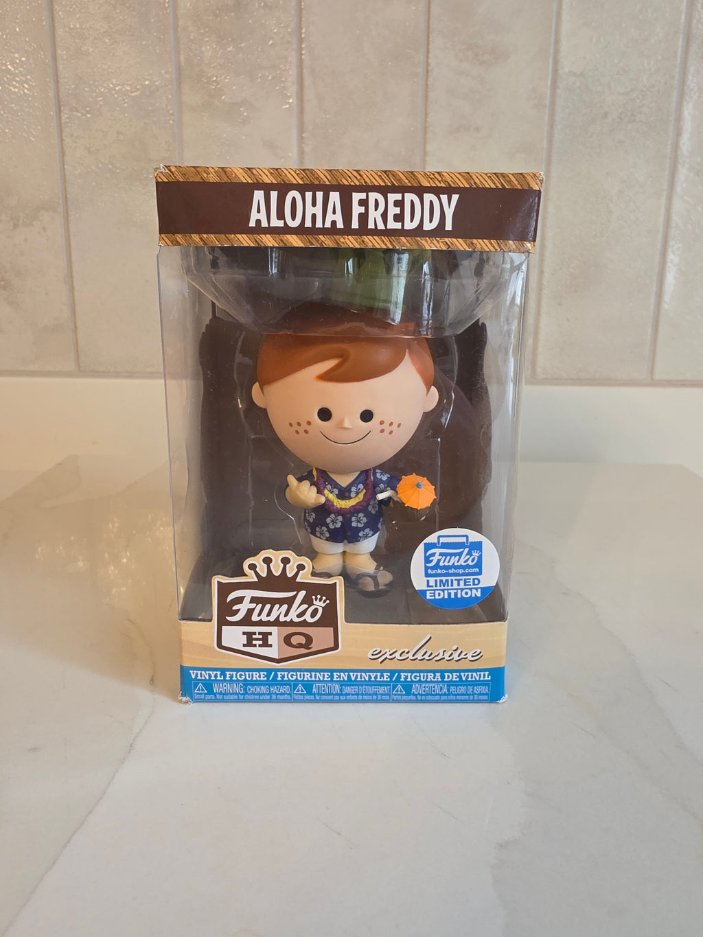 Funko HQ Aloha Freddy Vinyl Figure (pre-owned) - Frog Vault Collectables