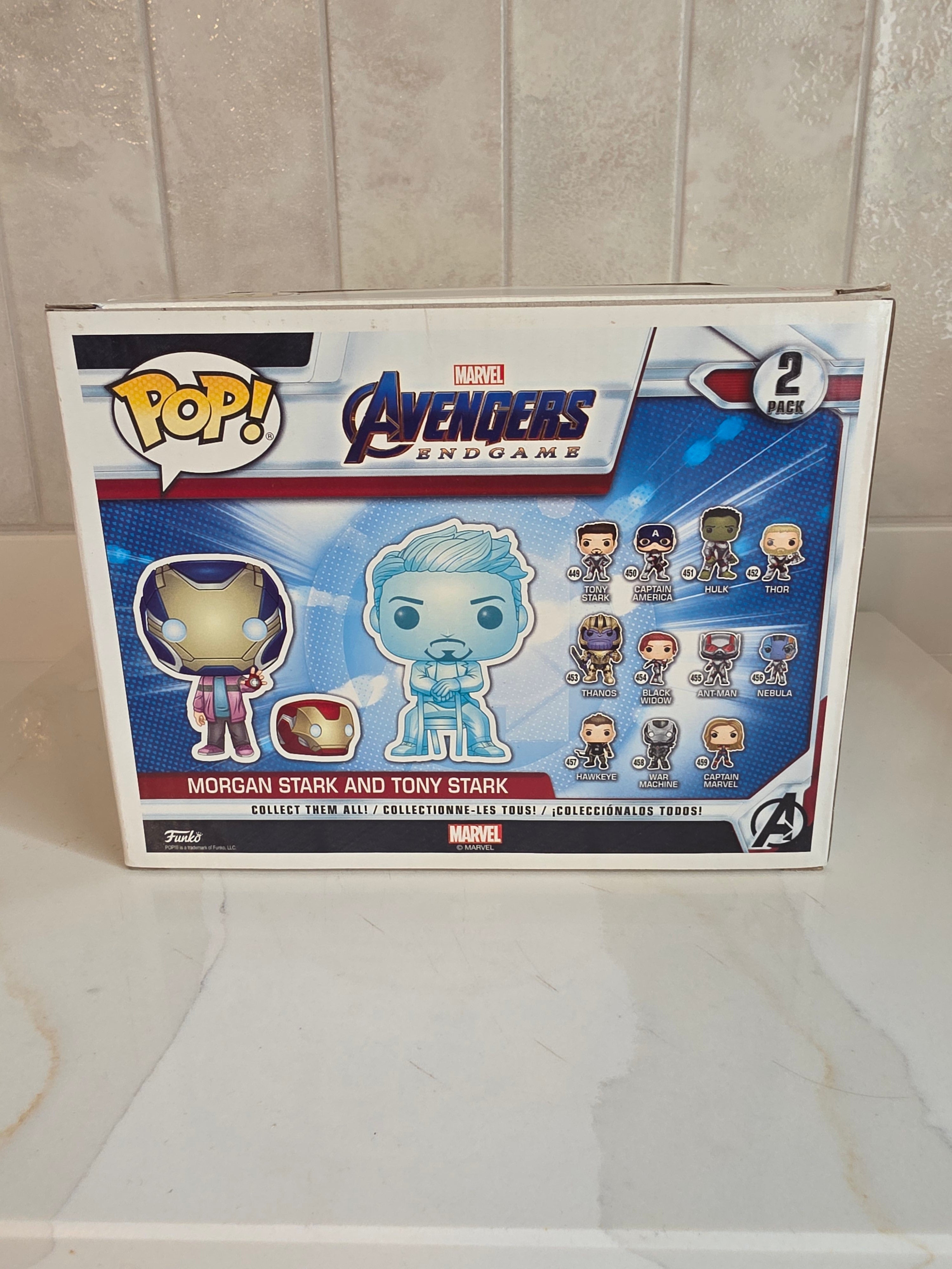 Funko Pop! 2 Pack Morgan Stark and Tony Stark (pre-owned) - Frog Vault Collectables