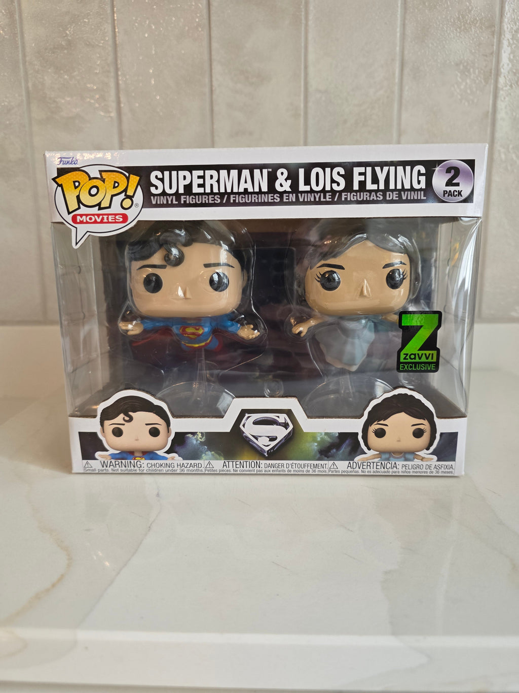 Funko Pop! 2 pack Superman and Lois Flying (pre-owned) - Frog Vault Collectables
