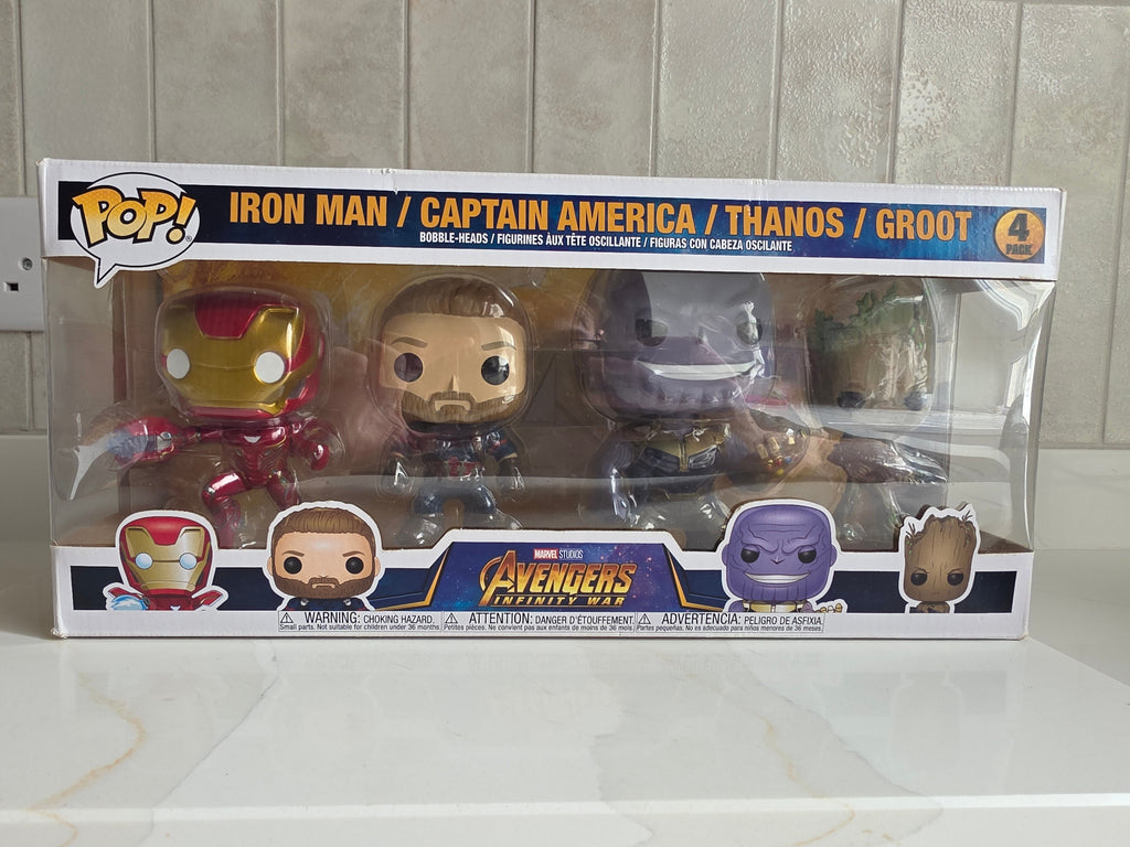 Funko Pop! 4 Pack Marvel Avengers Infinity War (pre-owned) - Frog Vault Collectables