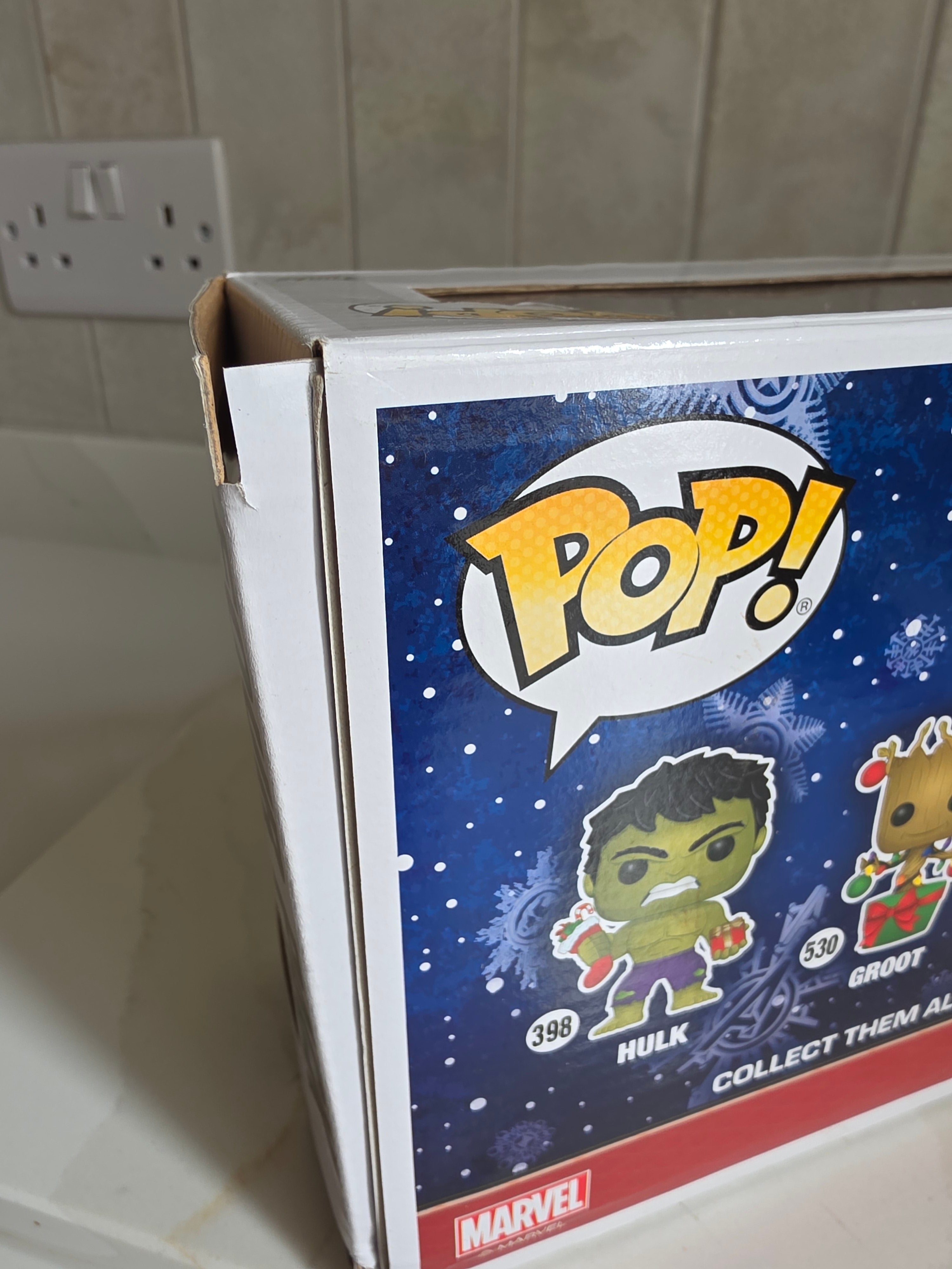Funko Pop! 4 Pack Marvel Happy Holiday (pre-owned) - Frog Vault Collectables