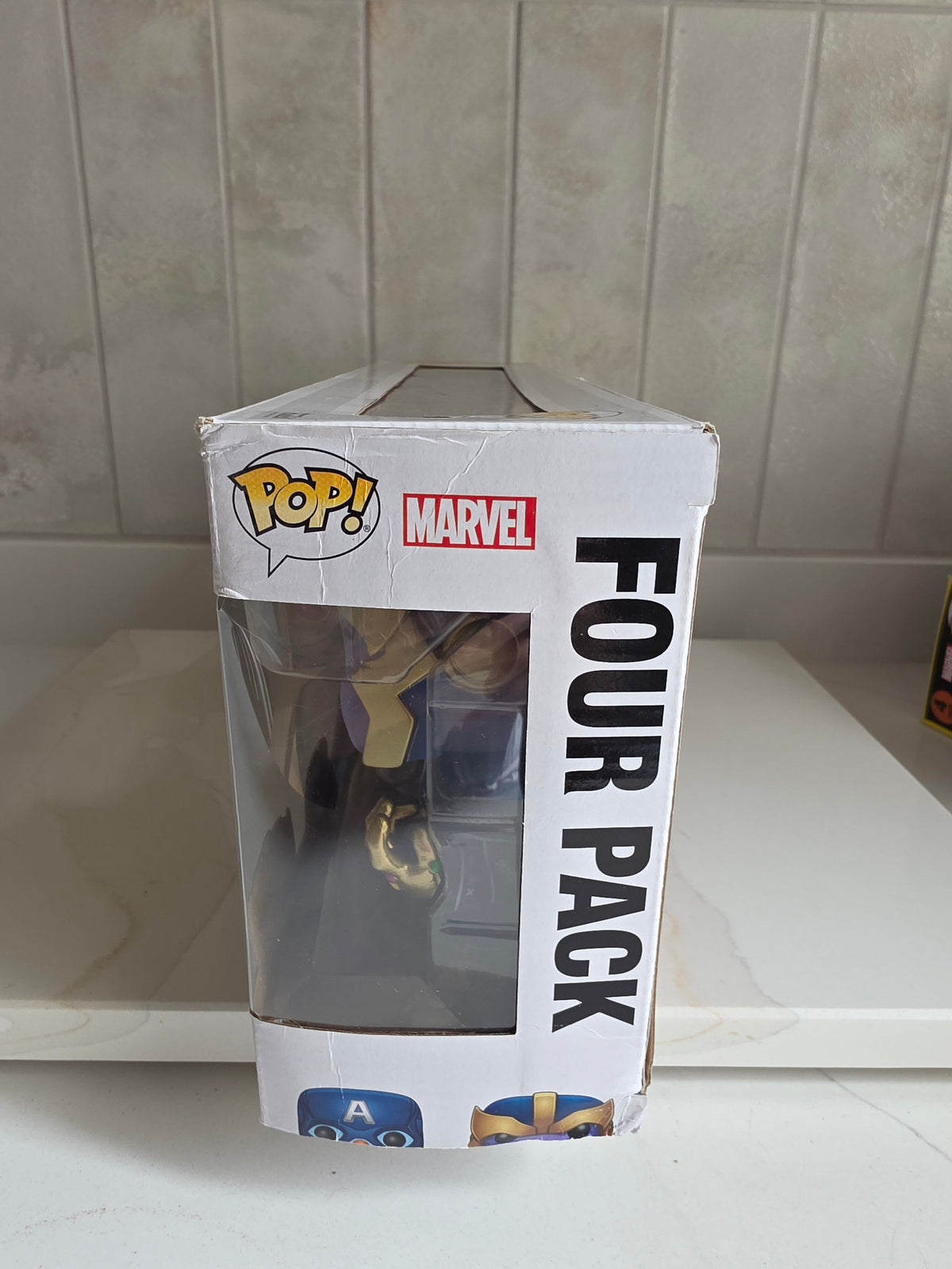Funko Pop! 4 Pack Marvel Happy Holiday (pre-owned) - Frog Vault Collectables