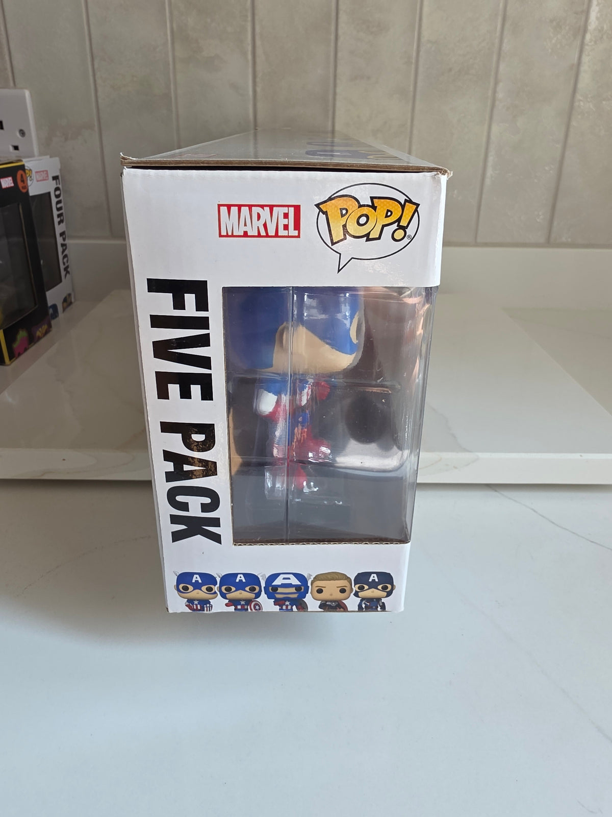 Funko Pop! 5 Pack Captai America: Through the Ages (pre-owned) - Frog Vault Collectables