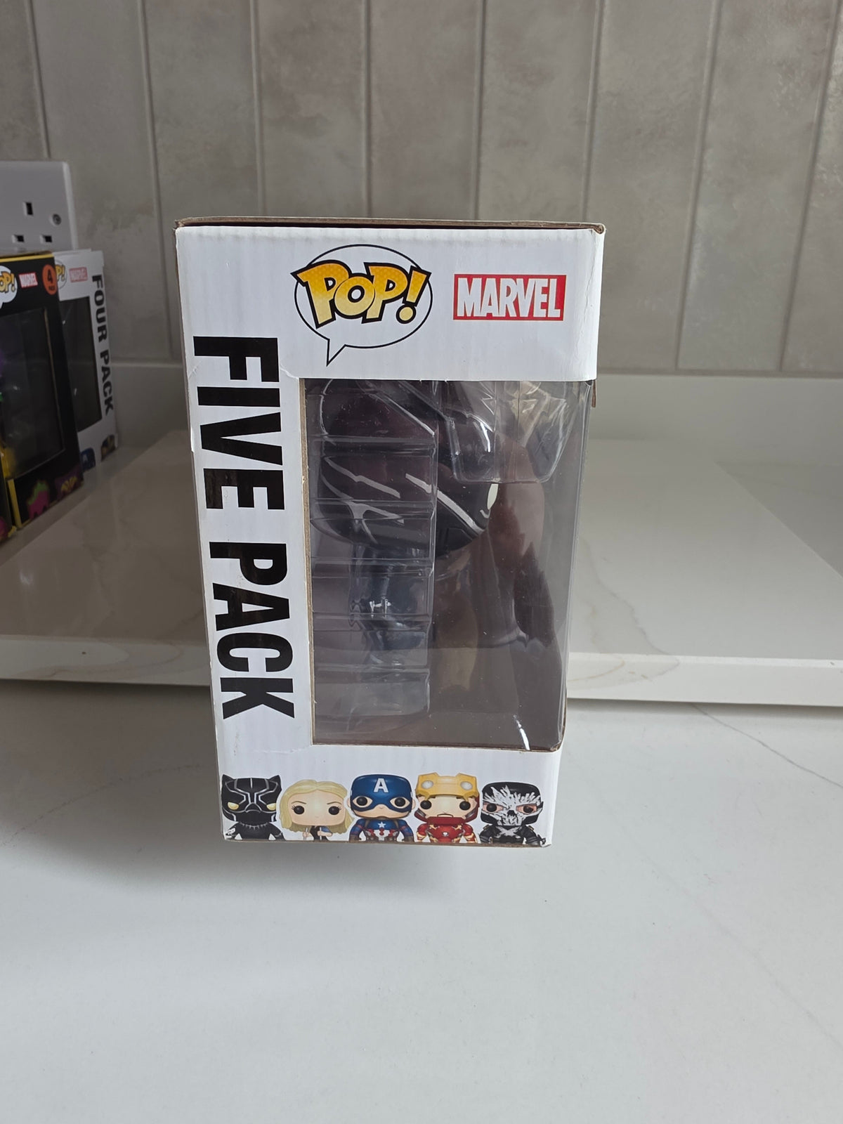 Funko Pop! 5 Pack Marvel Captain America Civil War limited 5000 pieces (pre-owned) - Frog Vault Collectables