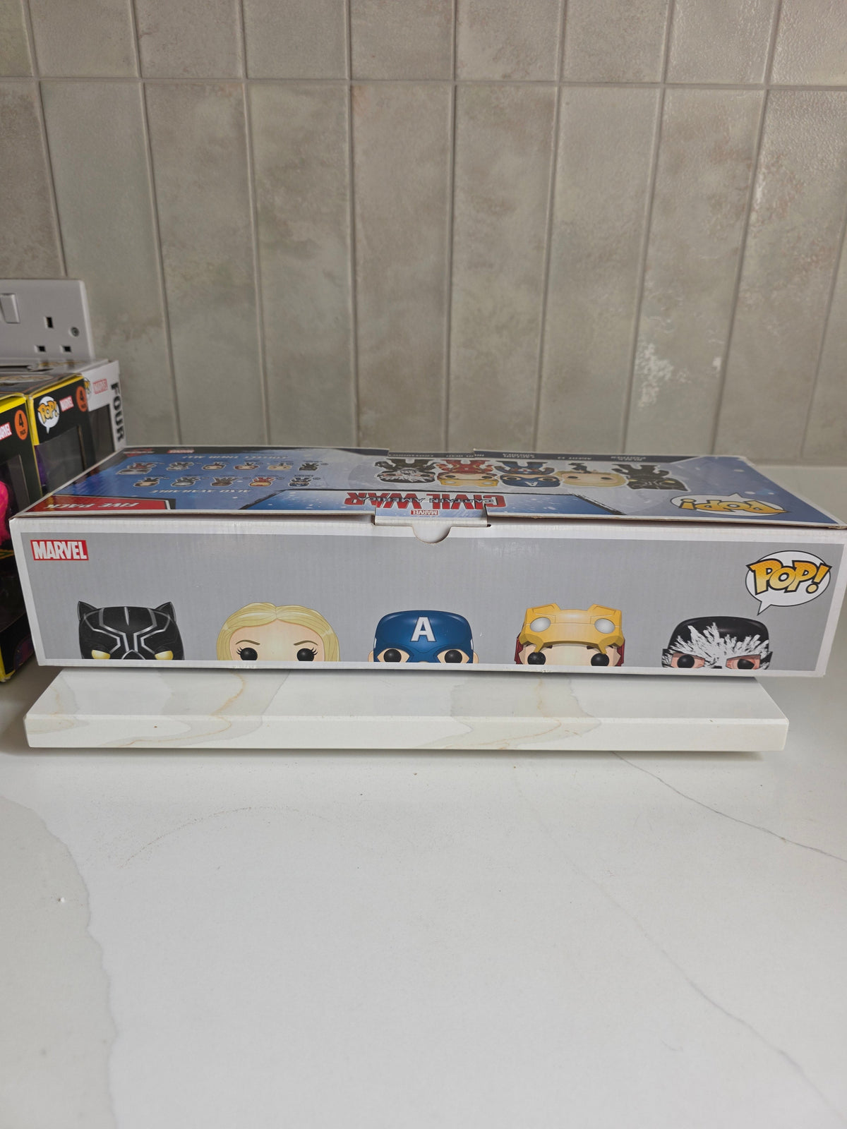 Funko Pop! 5 Pack Marvel Captain America Civil War limited 5000 pieces (pre-owned) - Frog Vault Collectables
