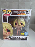 Funko Pop! 6 inch Attack on Titan Female Titan 233 (pre-owned) - Frog Vault Collectables