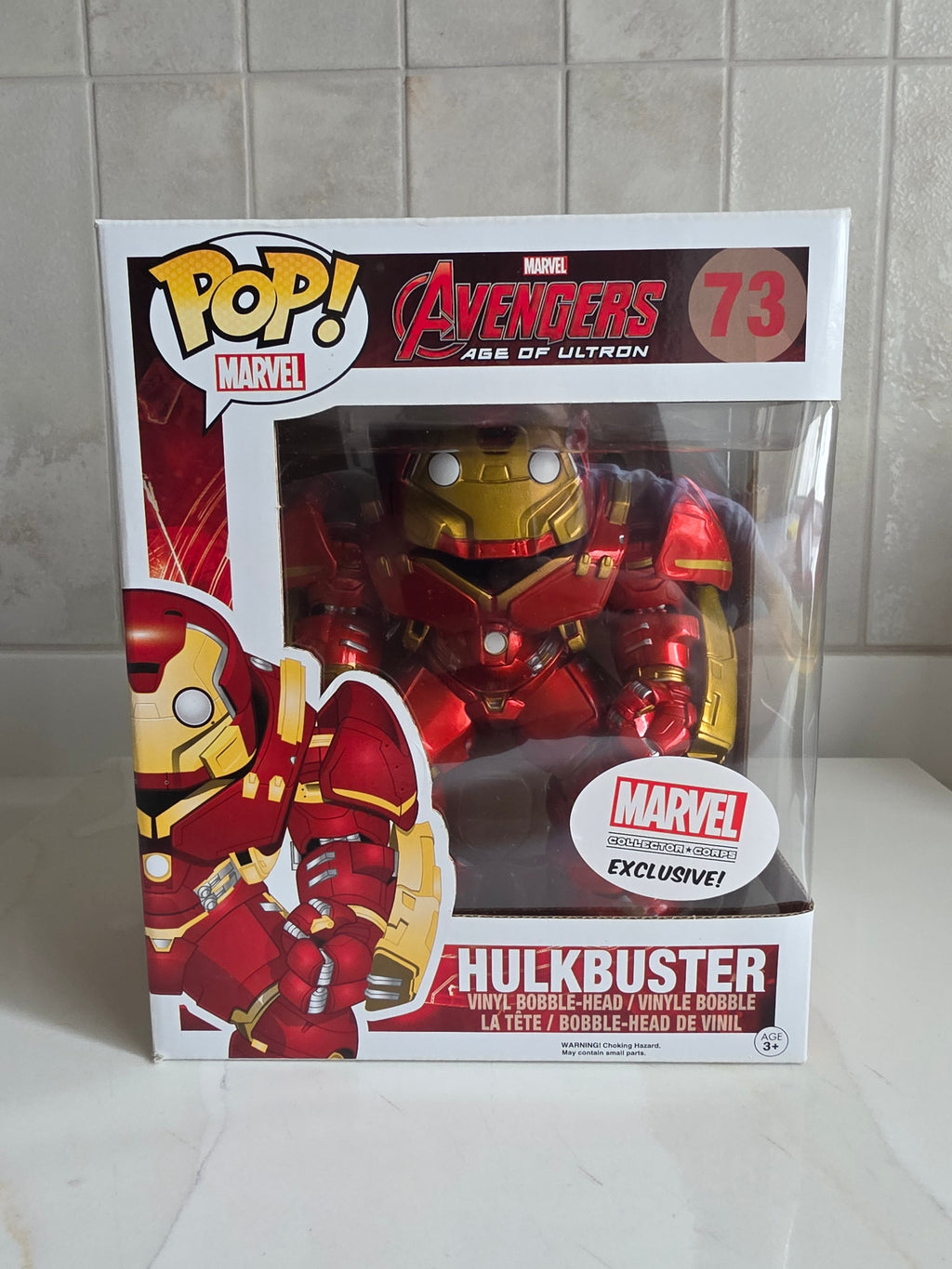 Funko Pop! 6 Inch Marvel Avengers Age Of Ultron Hulkbuster 73 (Collector Corps) (pre-owned) - Frog Vault Collectables