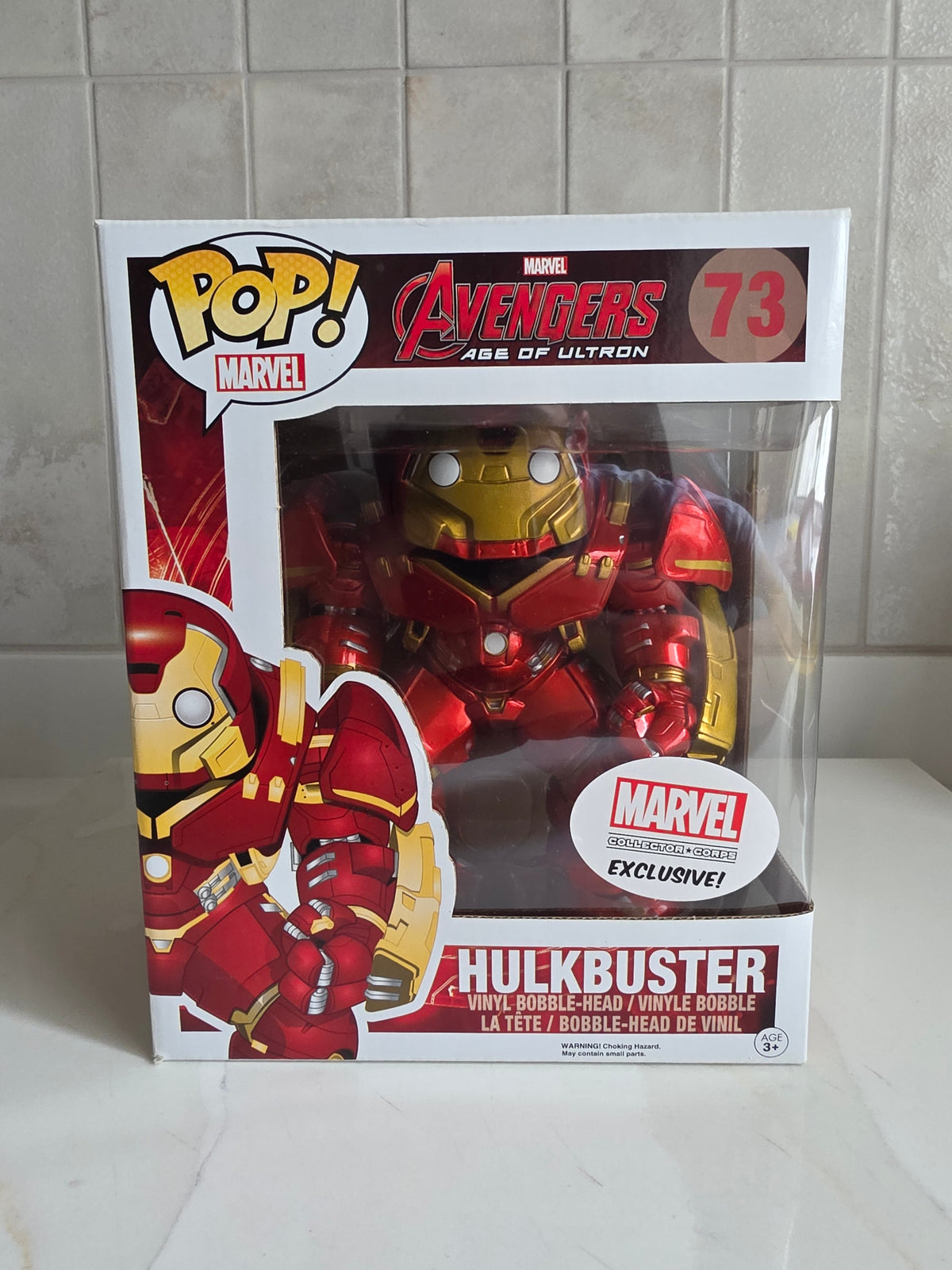 Funko Pop! 6 Inch Marvel Avengers Age Of Ultron Hulkbuster 73 (Collector Corps) (pre-owned) - Frog Vault Collectables