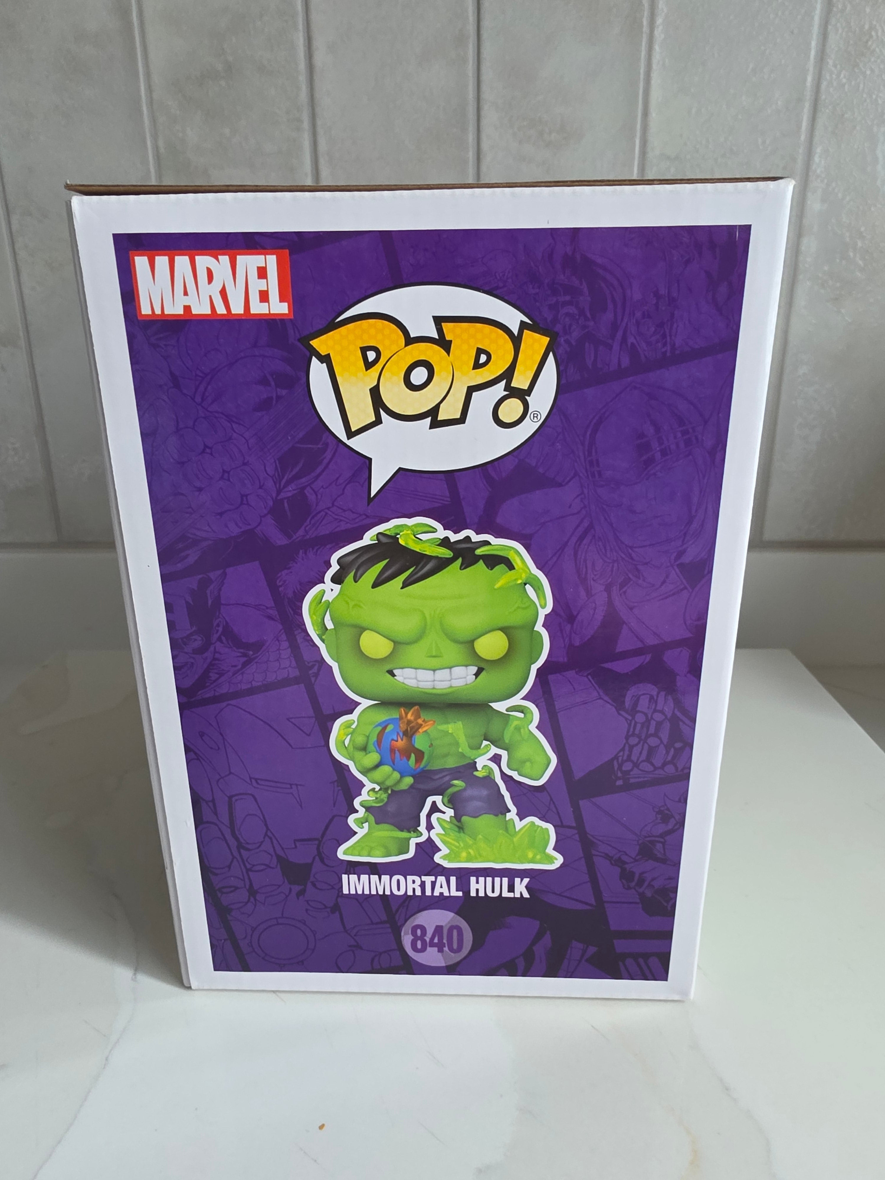 Funko Pop! 6 Inch Marvel Immortal Hulk 840 (PX) (pre-owned) - Frog Vault Collectables