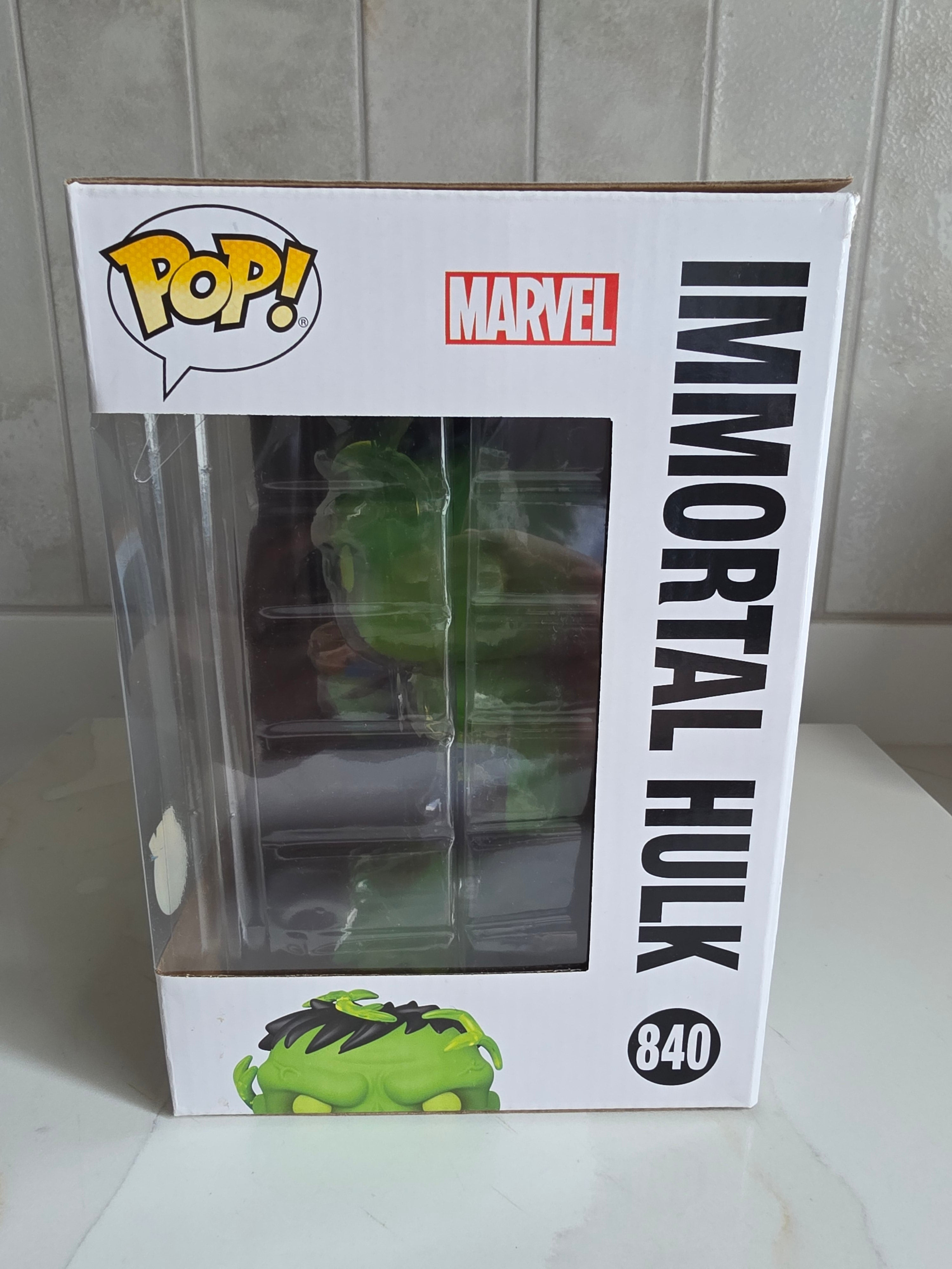 Funko Pop! 6 Inch Marvel Immortal Hulk 840 (PX) (pre-owned) - Frog Vault Collectables