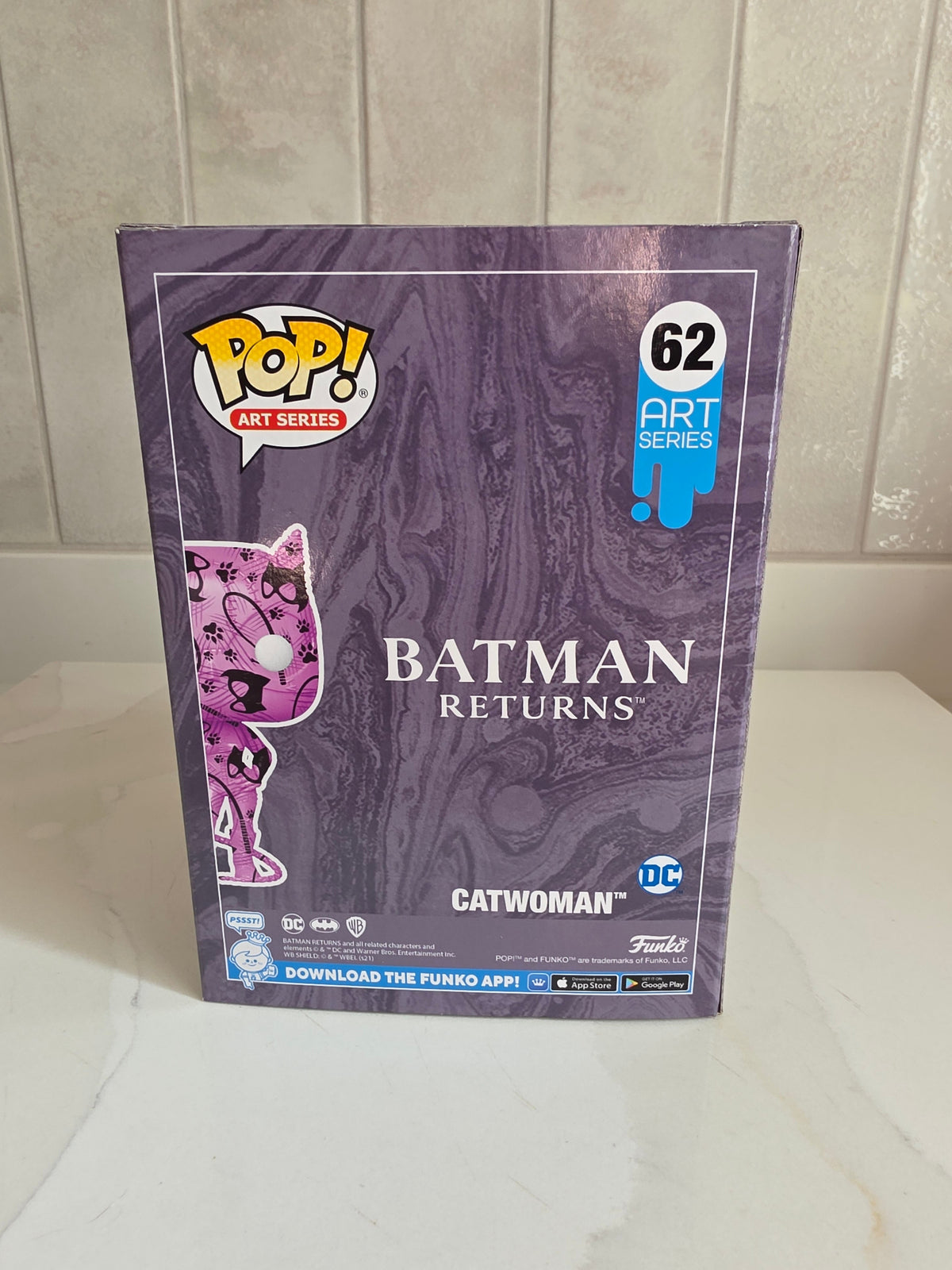 Funko Pop! Art Series Catwoman 62 (pre-owned) - Frog Vault Collectables