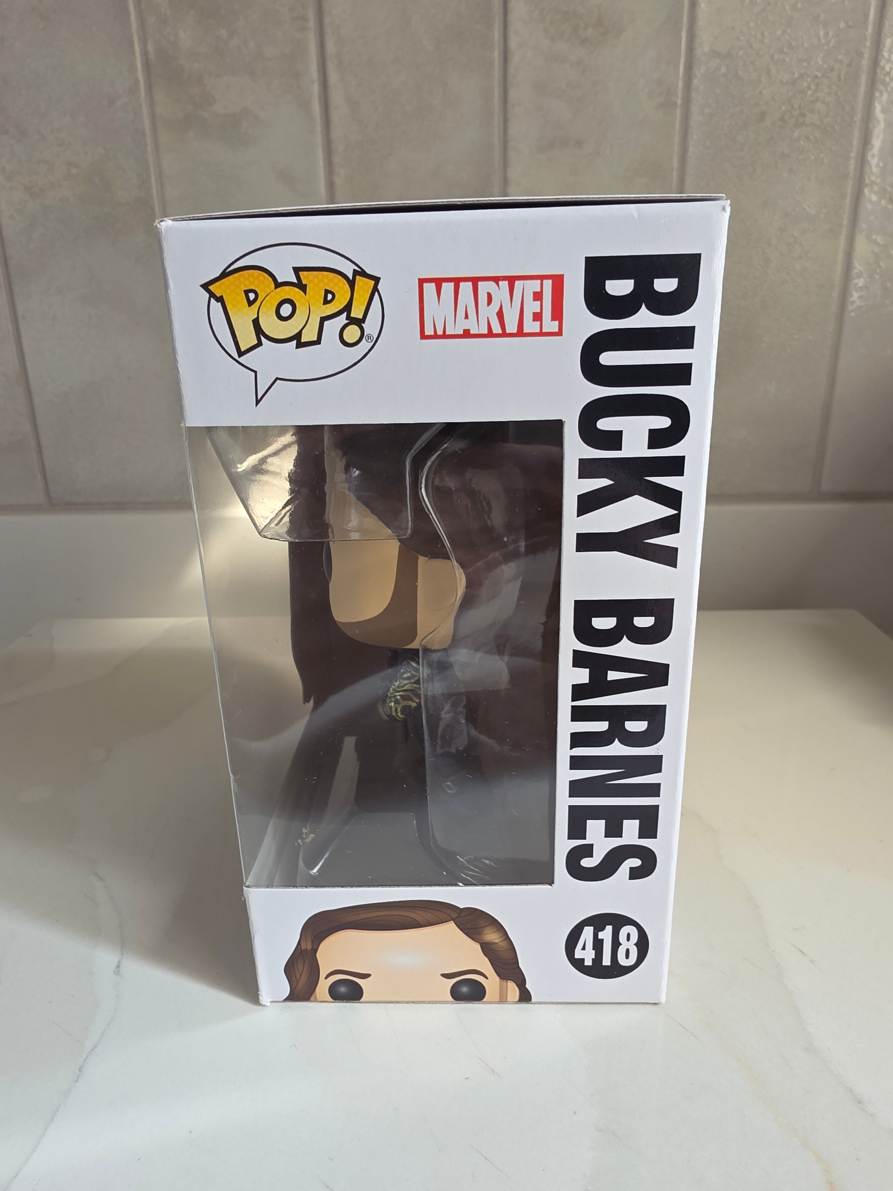 Funko Pop! Bucky Barnes 418 (pre-owned) - Frog Vault Collectables