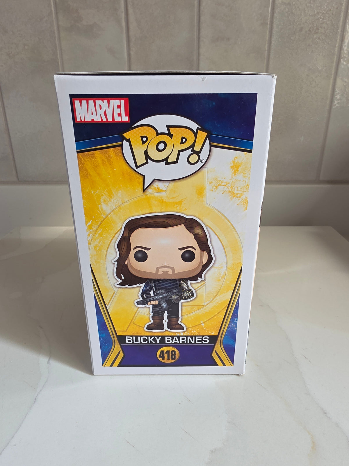 Funko Pop! Bucky Barnes 418 (pre-owned) - Frog Vault Collectables