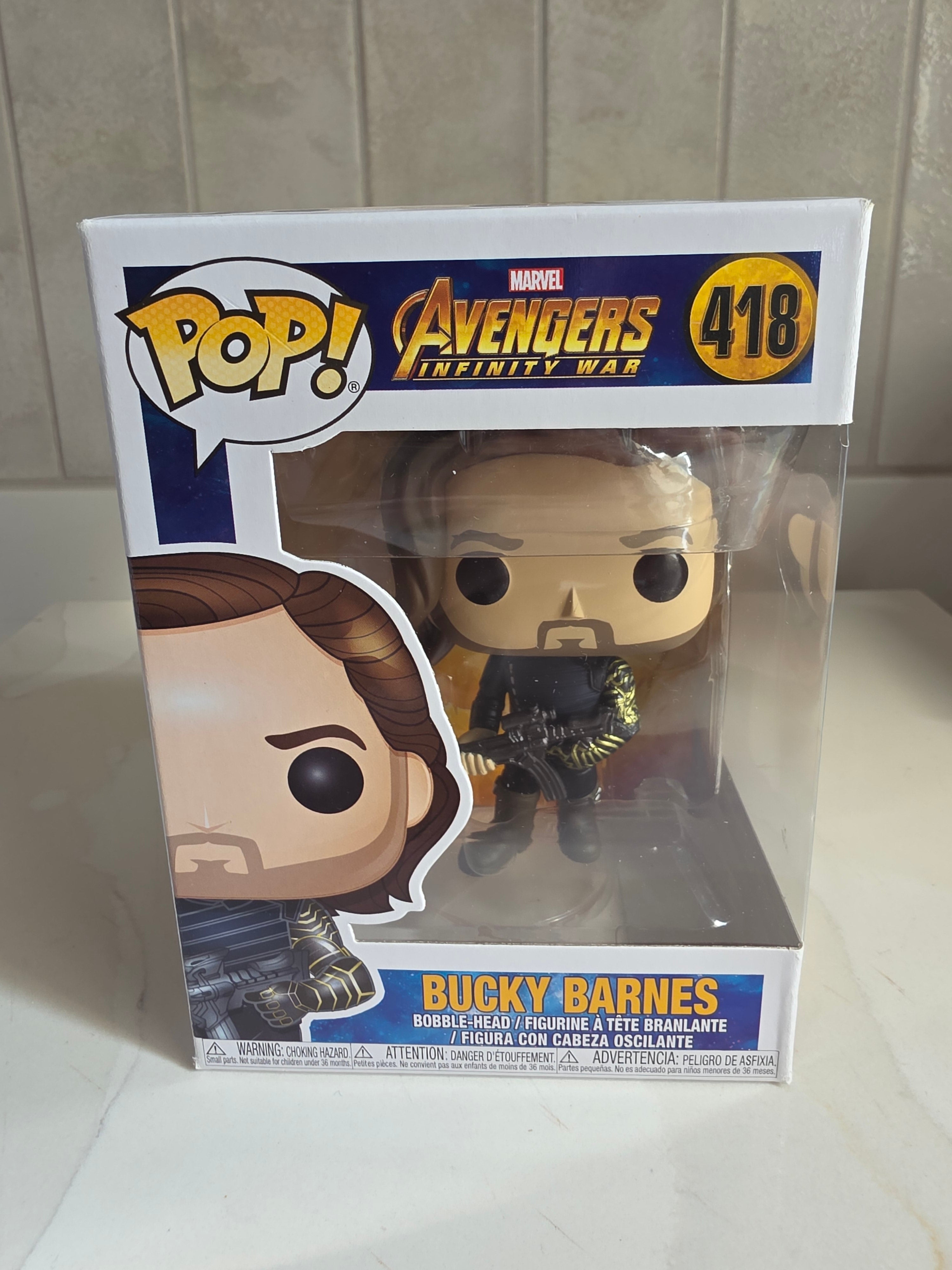 Funko Pop! Bucky Barnes 418 (pre-owned) - Frog Vault Collectables