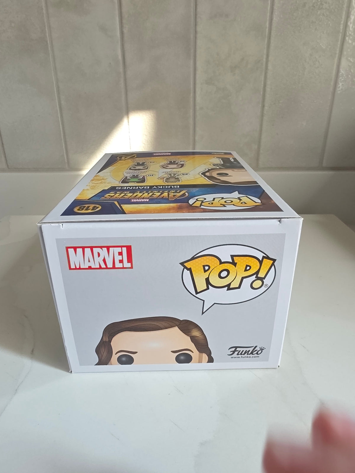 Funko Pop! Bucky Barnes 418 (pre-owned) - Frog Vault Collectables