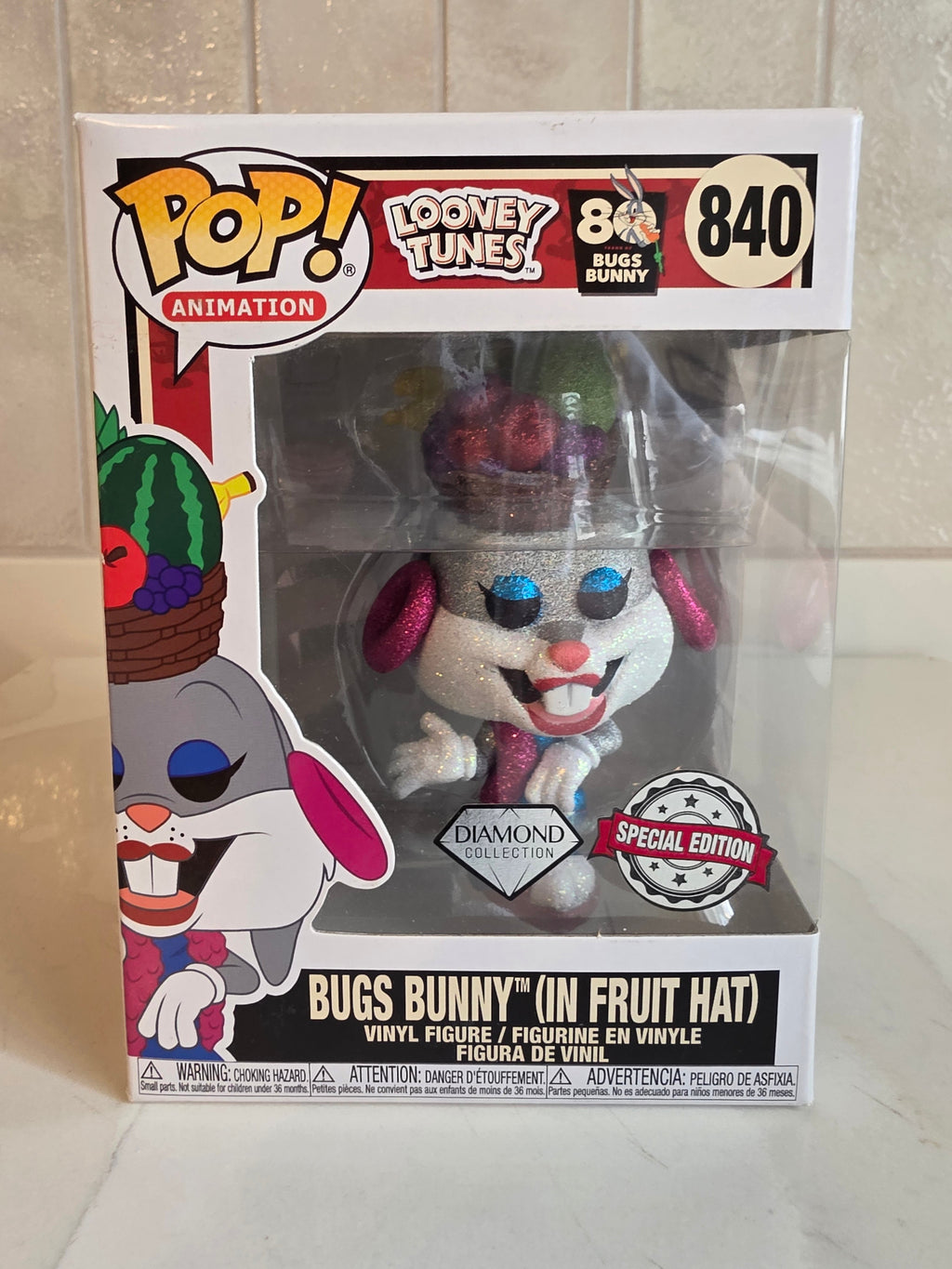 Funko Pop! Bugs Bunny (in fruit hat) 840 (pre-owned) - Frog Vault Collectables