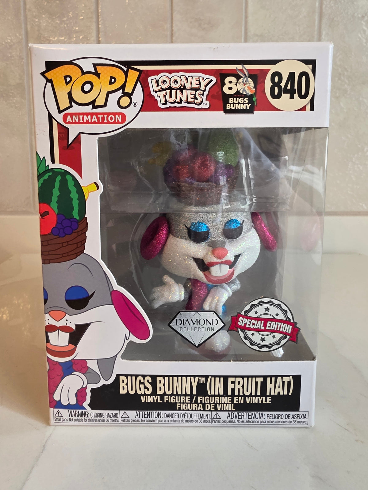 Funko Pop! Bugs Bunny (in fruit hat) 840 (pre-owned) - Frog Vault Collectables