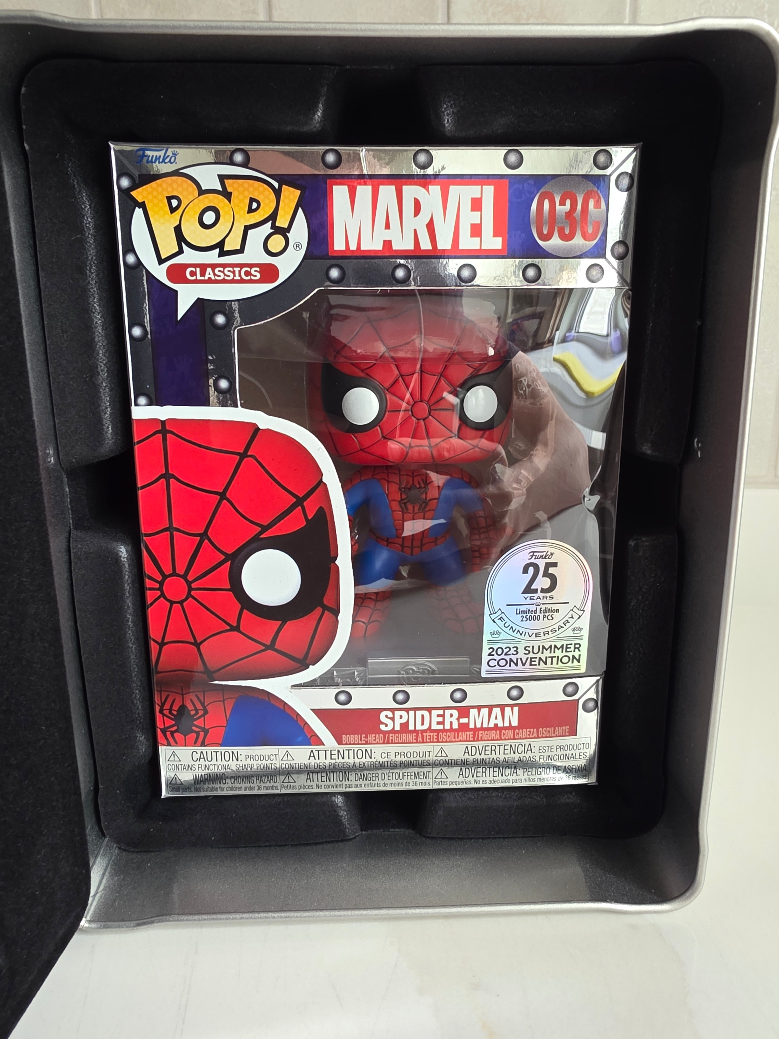 Funko Pop! Classics Spider-man limited to 25000 pieces - Frog Vault Collectables