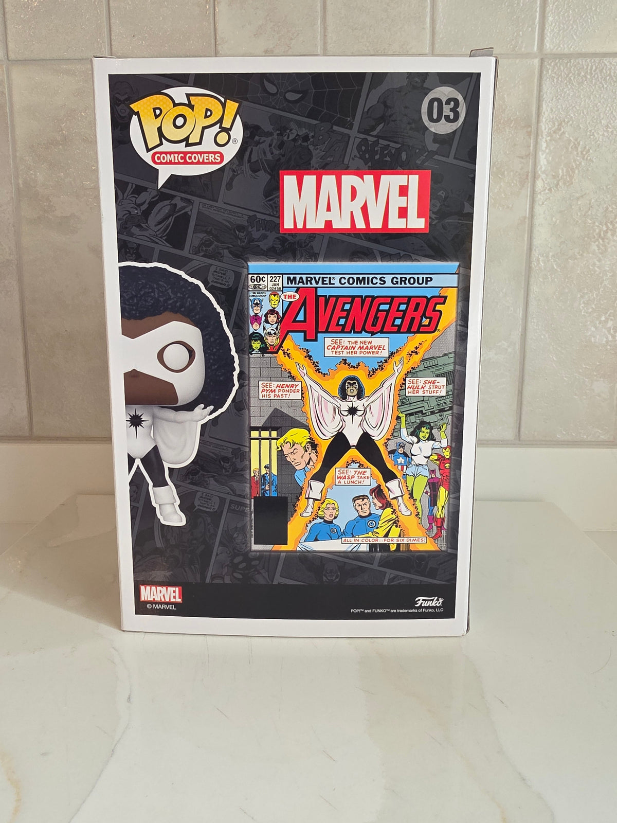 Funko Pop! Comic Covers Captain Marvel (Monica Rambeau) (un-opened) - Frog Vault Collectables