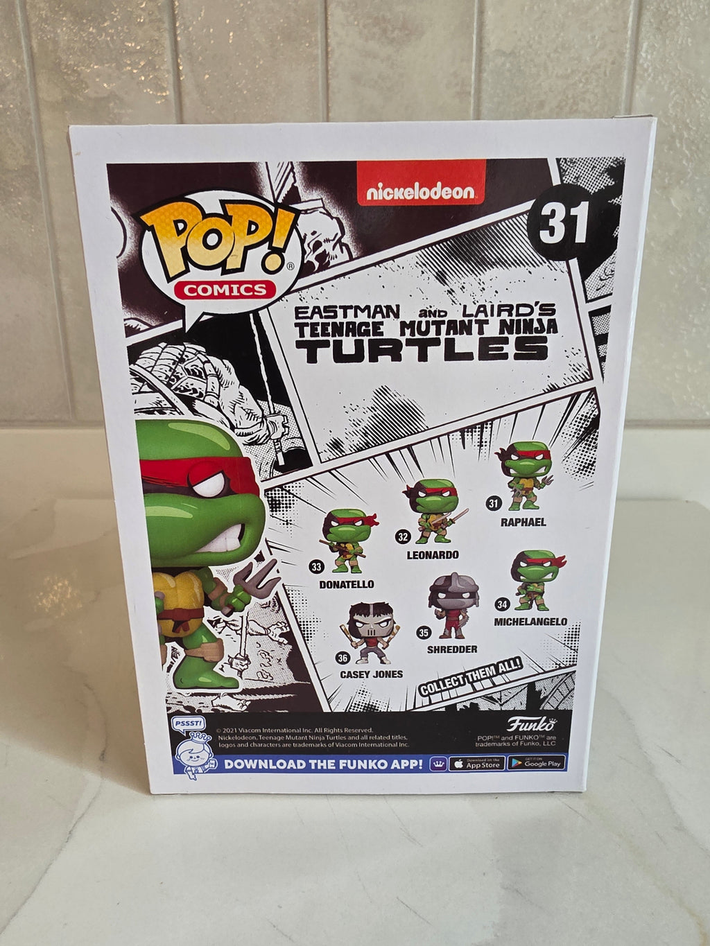 Funko Pop! Comics Raphael 31 (pre-owned) - Frog Vault Collectables