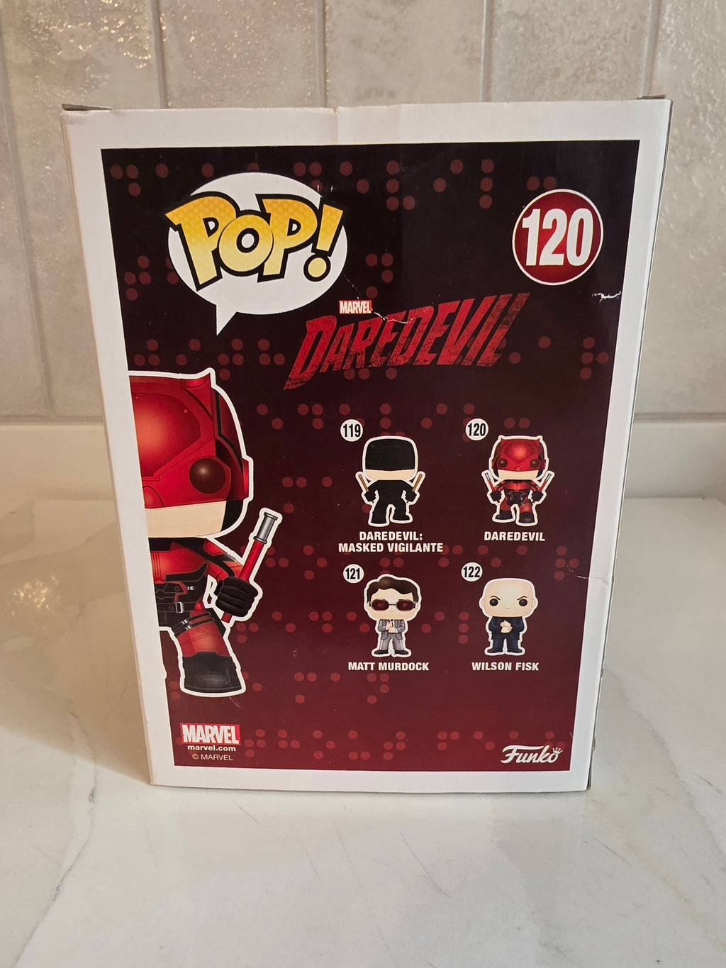 Funko Pop! Daredevil 120 (pre-owned) (Fair condition) - Frog Vault Collectables