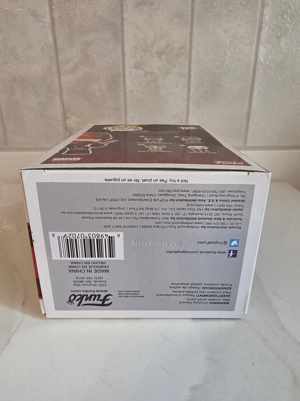 Funko Pop! Daredevil 120 (pre-owned) (Fair condition) - Frog Vault Collectables