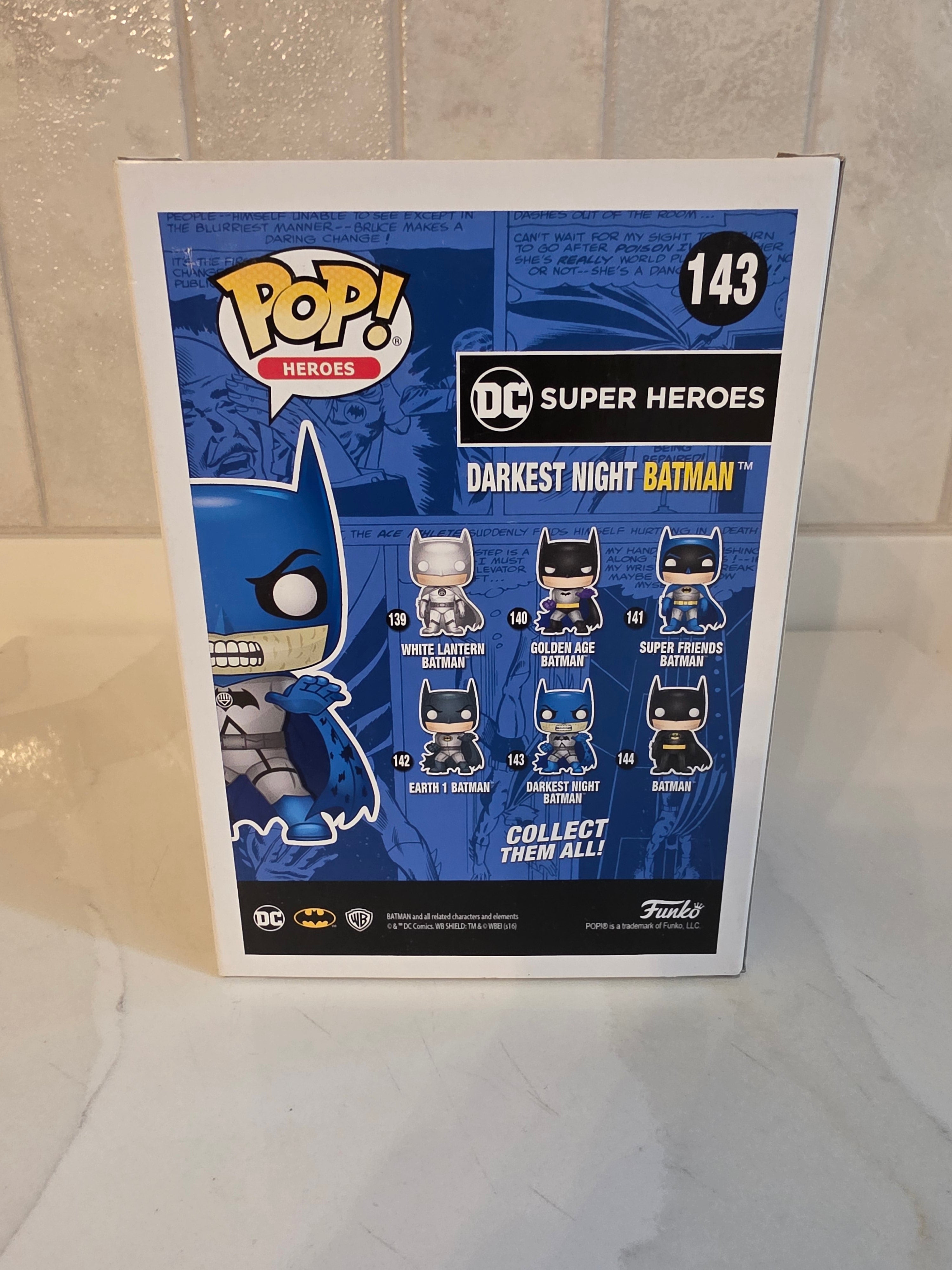 Funko Pop! Darkest Night Batman 143 (pre-owned) - Frog Vault Collectables