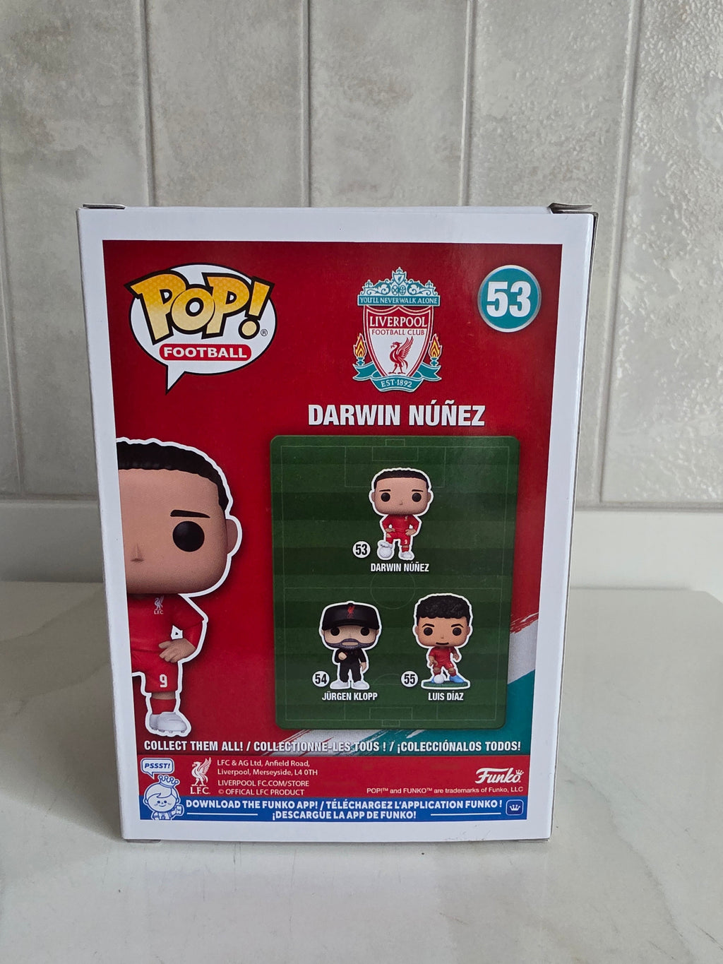 Funko Pop! Darwin Nunez 53 (pre-owned) - Frog Vault Collectables