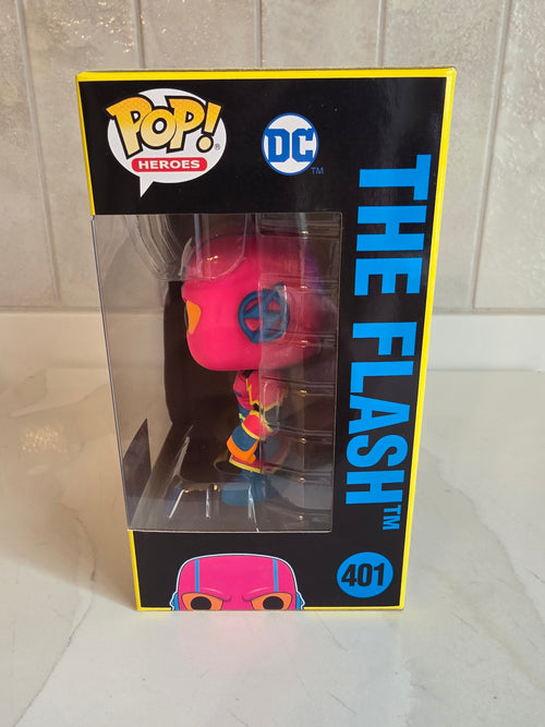 Funko Pop! DC Flash 401 (blacklight) (pre-owned) - Frog Vault Collectables
