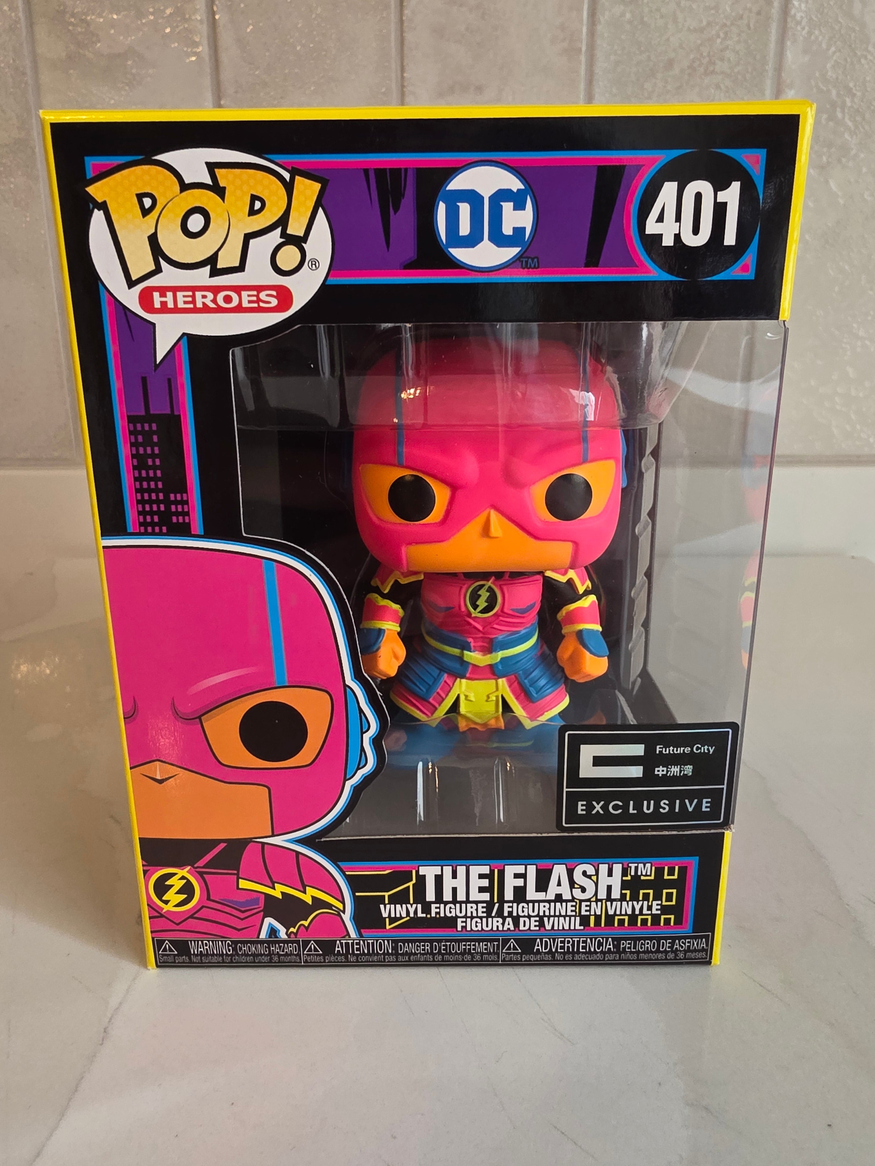 Funko Pop! DC Flash 401 (blacklight) (pre-owned) - Frog Vault Collectables