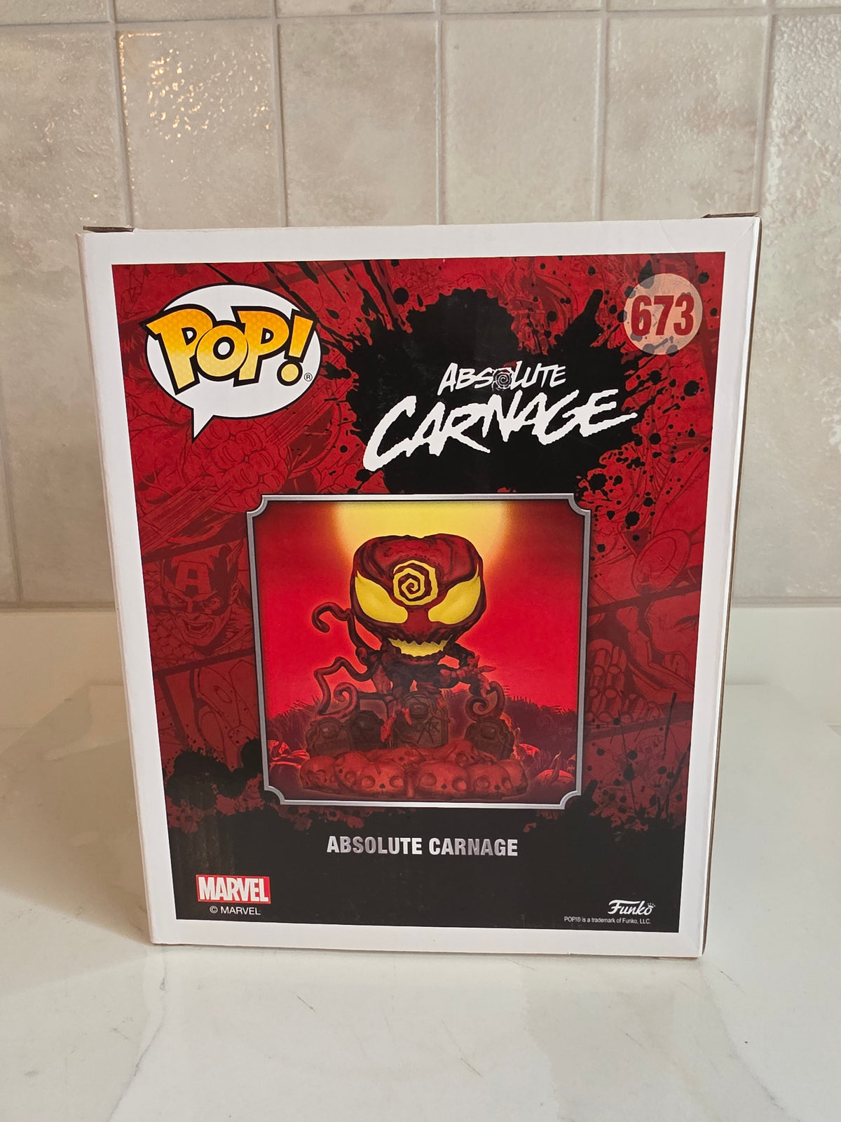 Funko Pop! Deluxe Absolute Carnage 673 (pre-owned) - Frog Vault Collectables