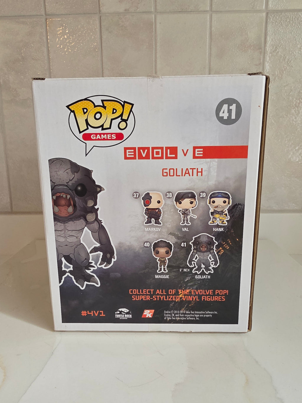 Funko Pop! Deluxe Evolve Goliath 41 (pre-owned) - Frog Vault Collectables
