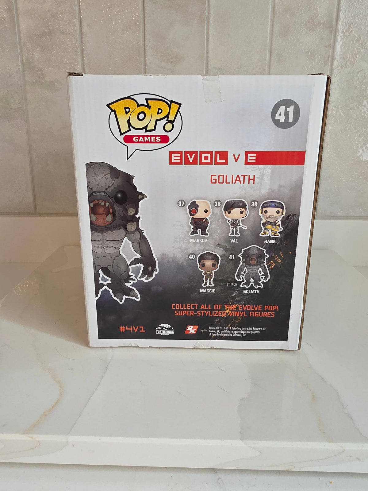 Funko Pop! Deluxe Evolve Goliath 41 (red) (pre-owned) - Frog Vault Collectables