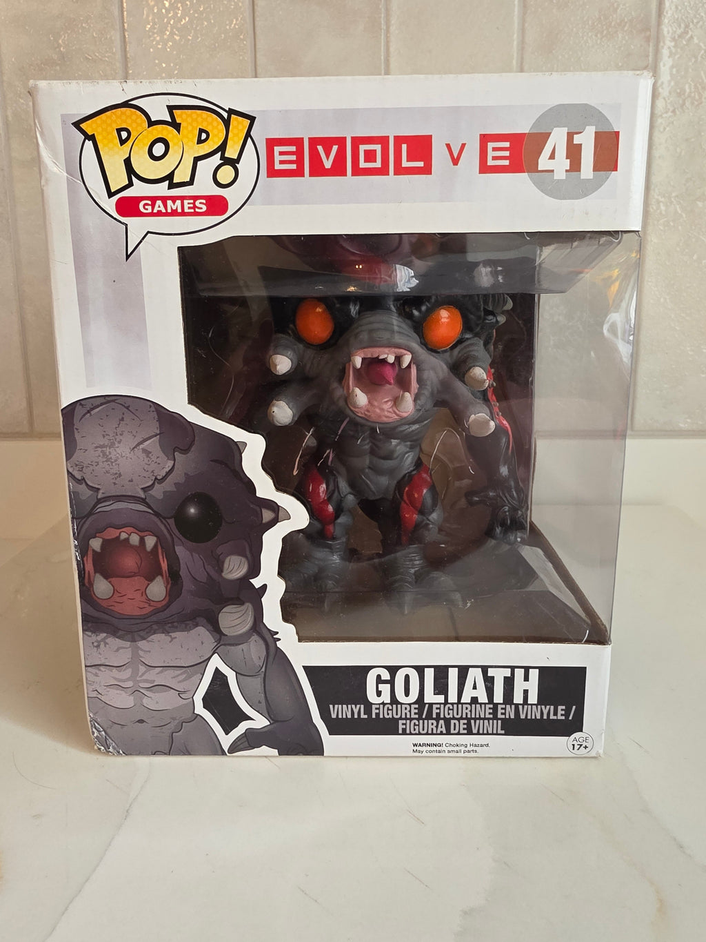 Funko Pop! Deluxe Evolve Goliath 41 (red) (pre-owned) - Frog Vault Collectables