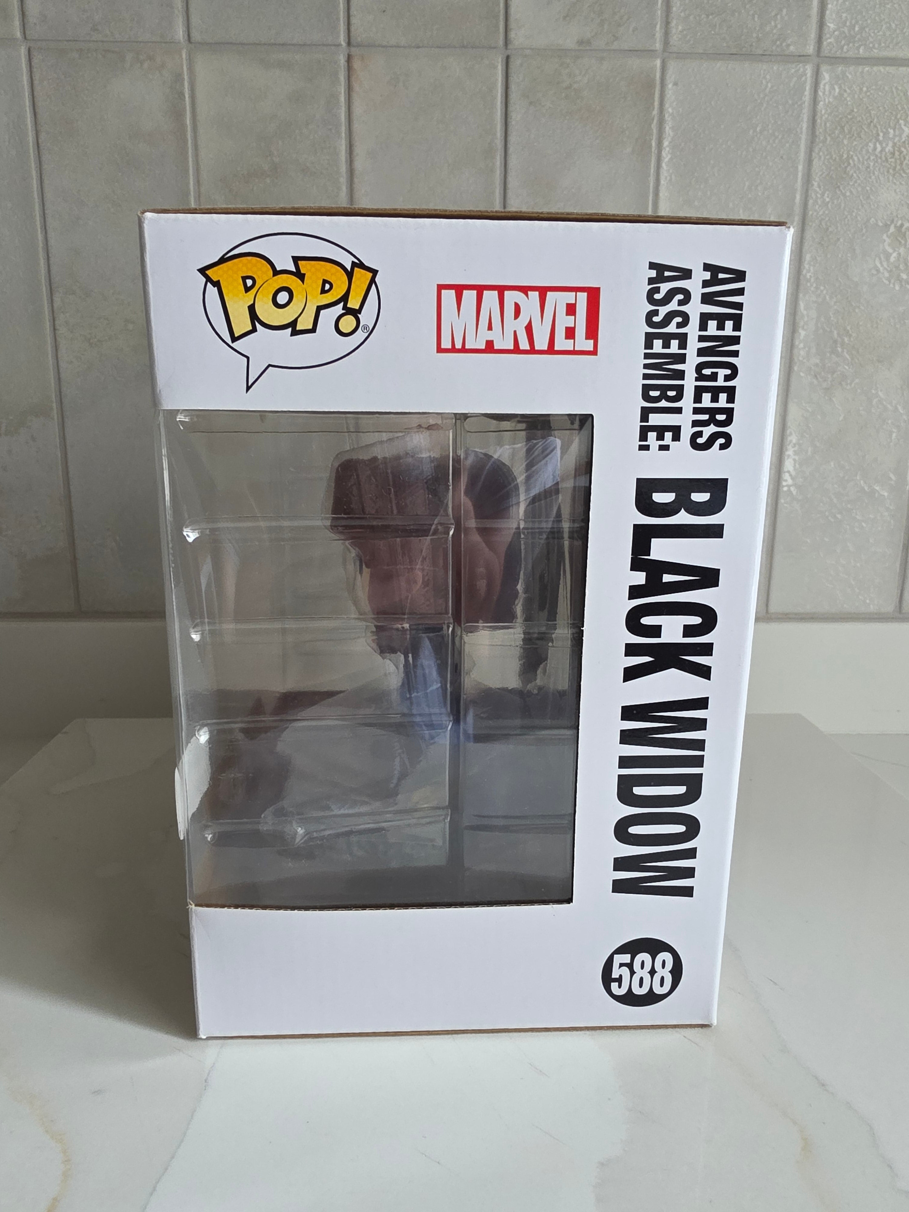 Funko Pop! Deluxe Marvel Avengers Assemble: Black Widow 588 (amazon exclusive) (pre-owned) - Frog Vault Collectables