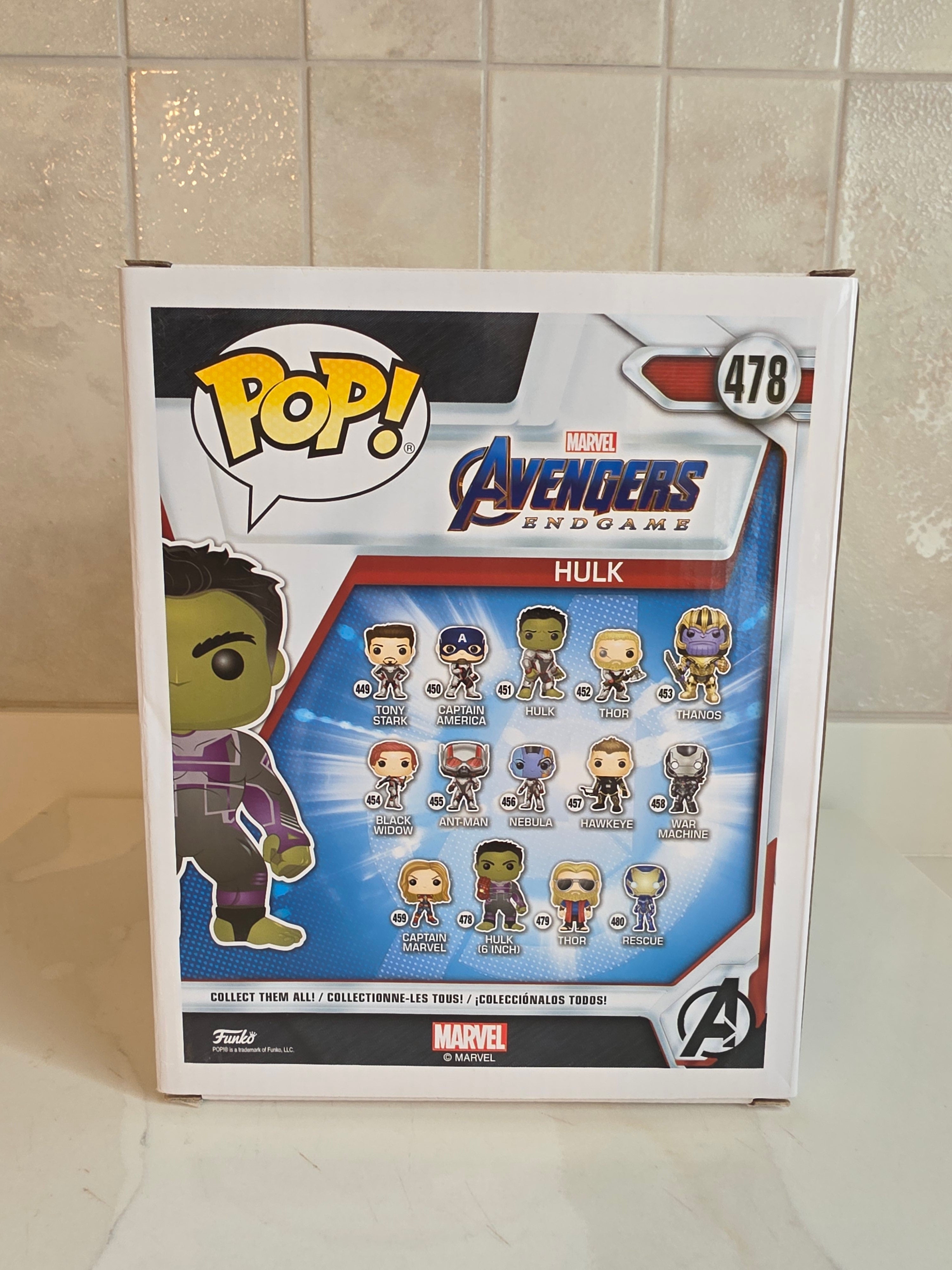 Funko Pop! Deluxe Marvel Avengers Endgame Hulk 478 (pre-owned) - Frog Vault Collectables