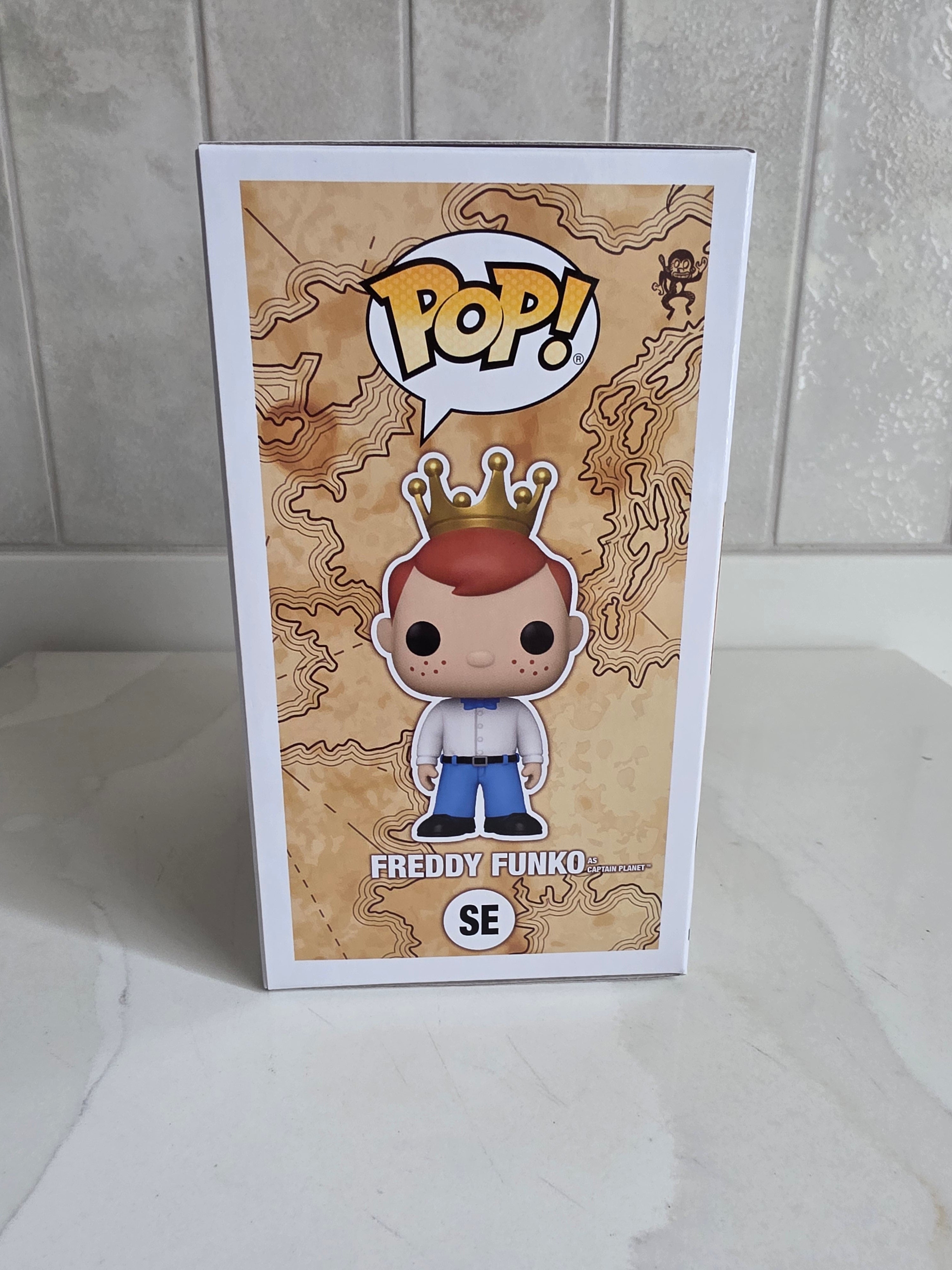 Funko Pop! Freddy Funko as Captain Planet SE 2024 3000 Pieces (pre-owned) - Frog Vault Collectables