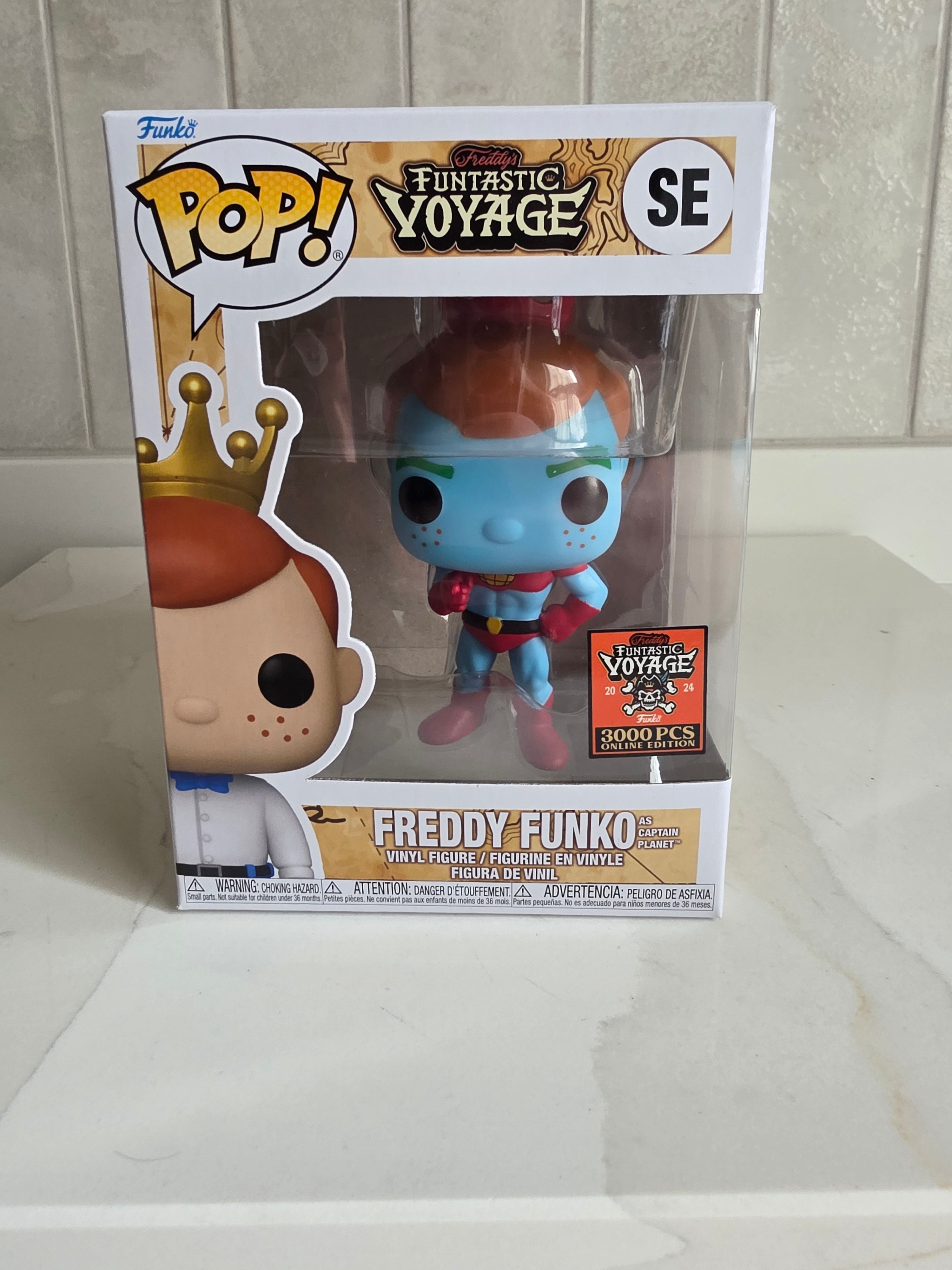 Funko Pop! Freddy Funko as Captain Planet SE 2024 3000 Pieces (pre-owned) - Frog Vault Collectables