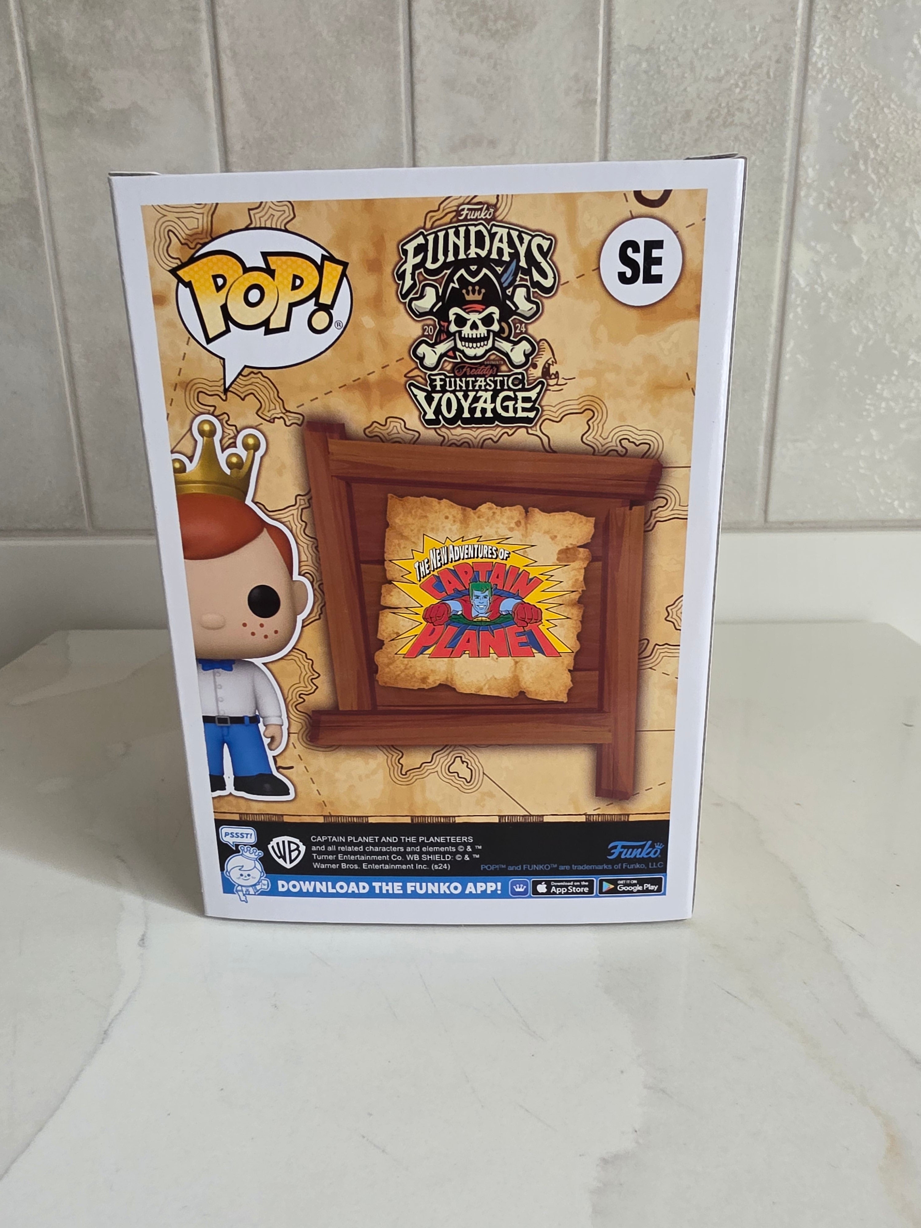 Funko Pop! Freddy Funko as Captain Planet SE 2024 3000 Pieces (pre-owned) - Frog Vault Collectables
