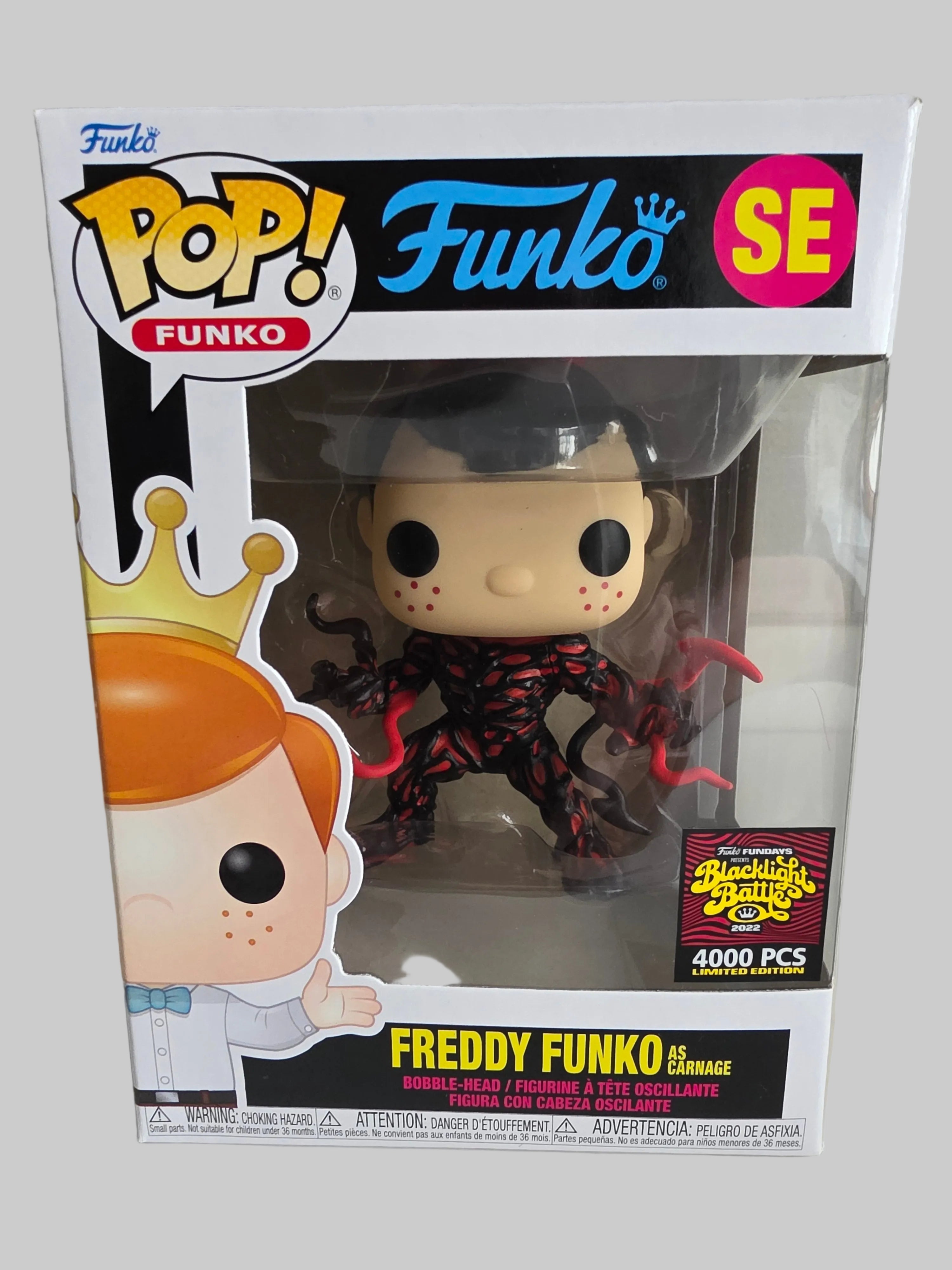 Funko Pop! Freddy Funko as Carnage SE 2022 4000 Pieces (pre-owned) - Frog Vault Collectables
