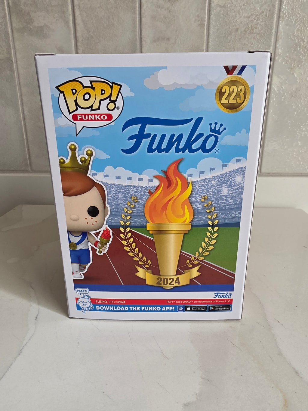 Funko Pop! Freddy Funko Tourch Bearer 223 (pre-owned) - Frog Vault Collectables