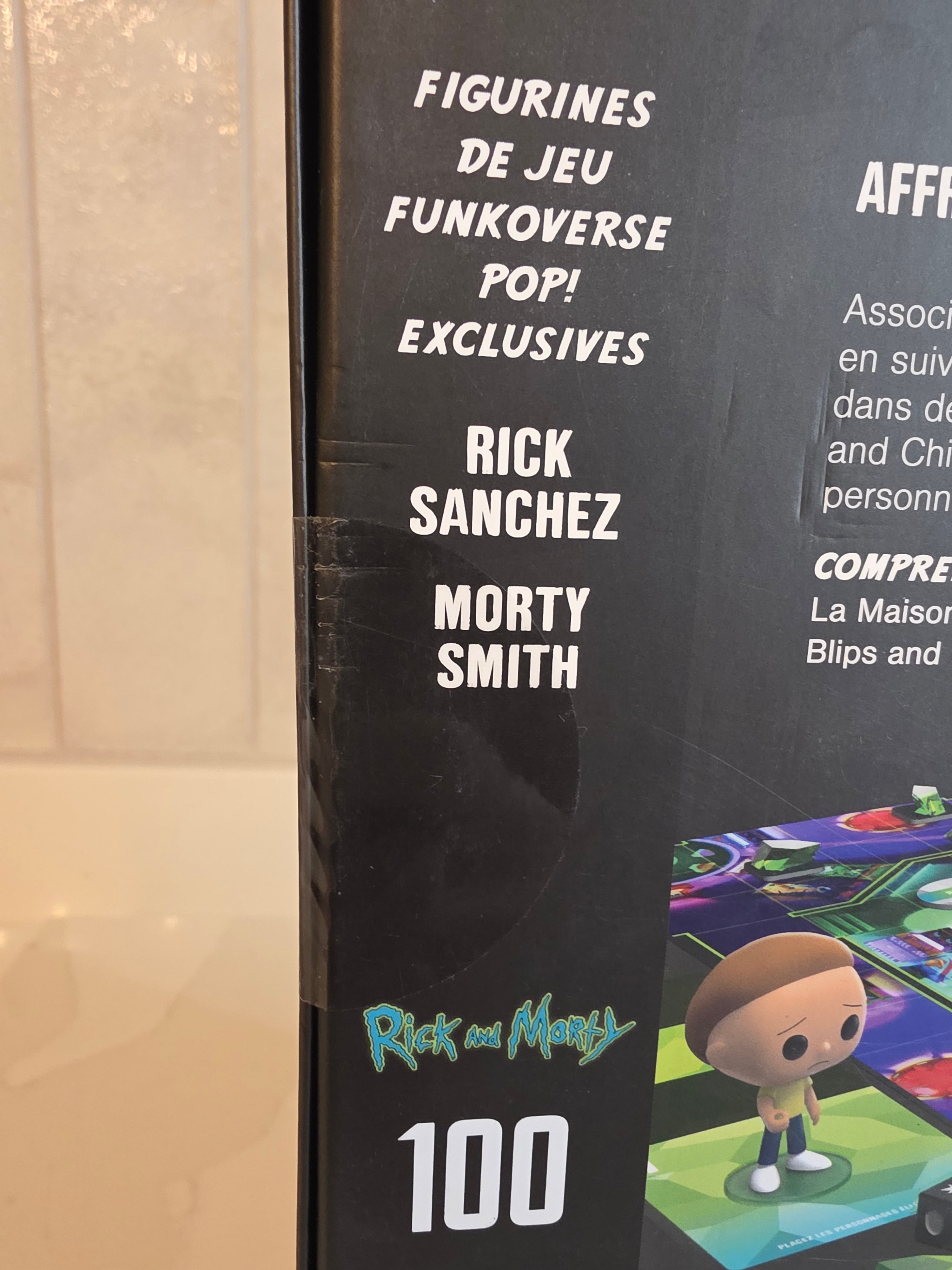 Funko Pop! Funko Verse Rick and Morty boardgame (French Version) new in box - Frog Vault Collectables