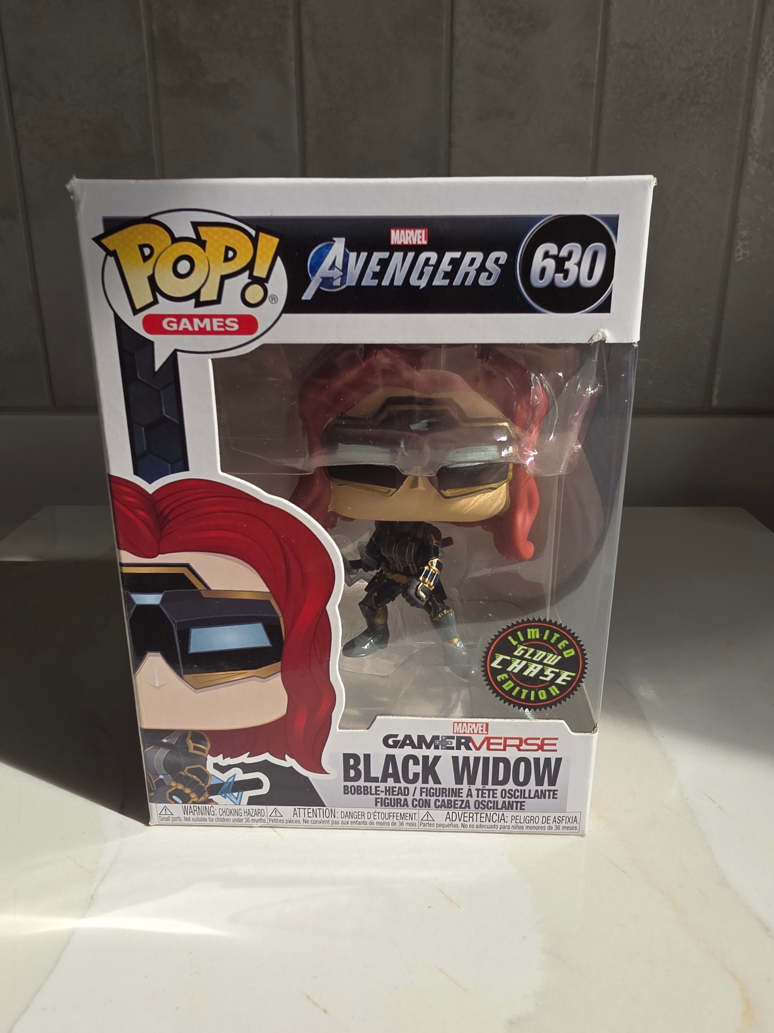 Funko Pop! Gamerverse Black Widow 630 Glow Chase (pre-owned) - Frog Vault Collectables