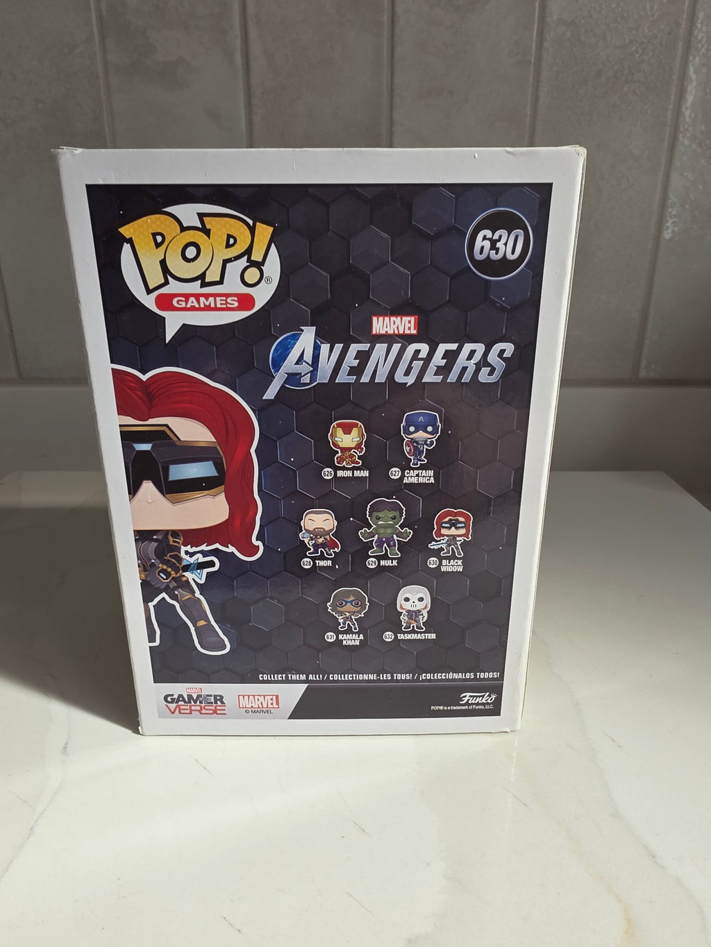 Funko Pop! Gamerverse Black Widow 630 Glow Chase (pre-owned) - Frog Vault Collectables